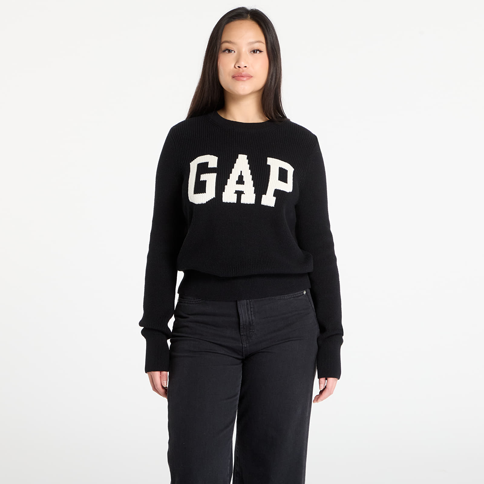 Puloveri GAP Logo Sweater Black
