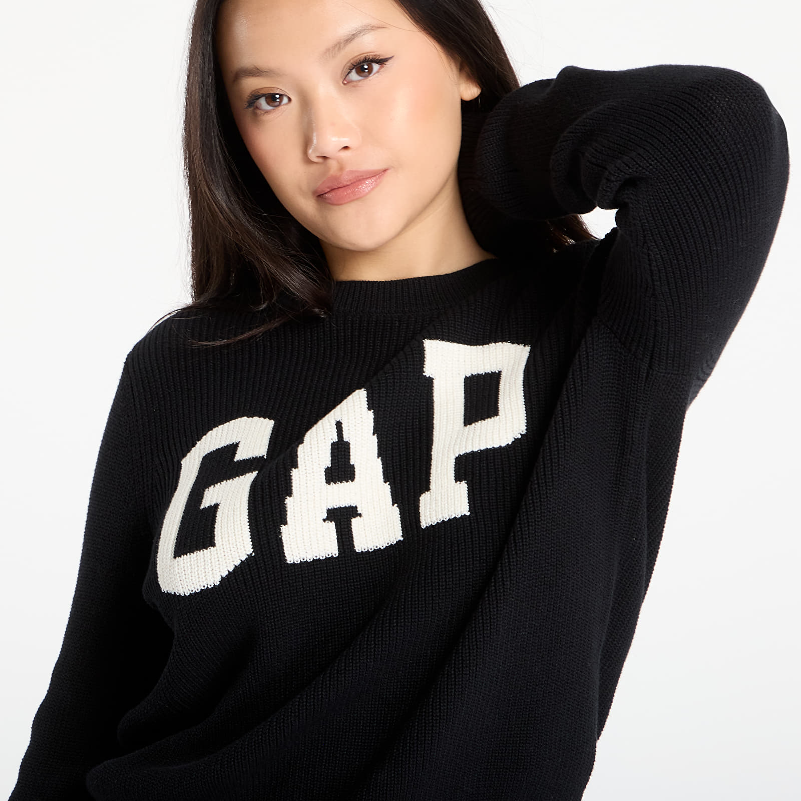 Puloveri GAP Logo Sweater Black