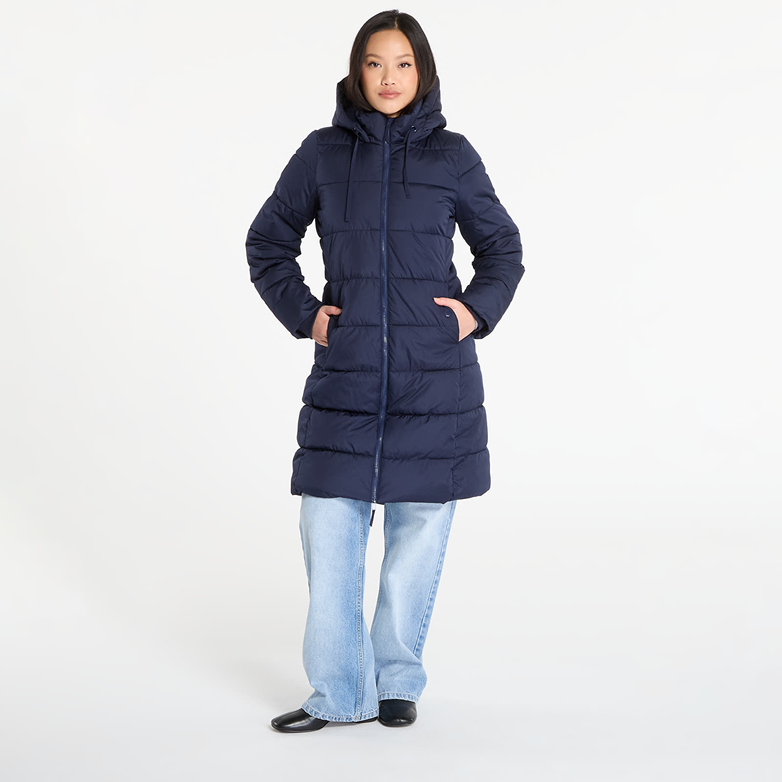 Kabátok GAP Coldcontrol Quilted Waterproof Coat Dark Night