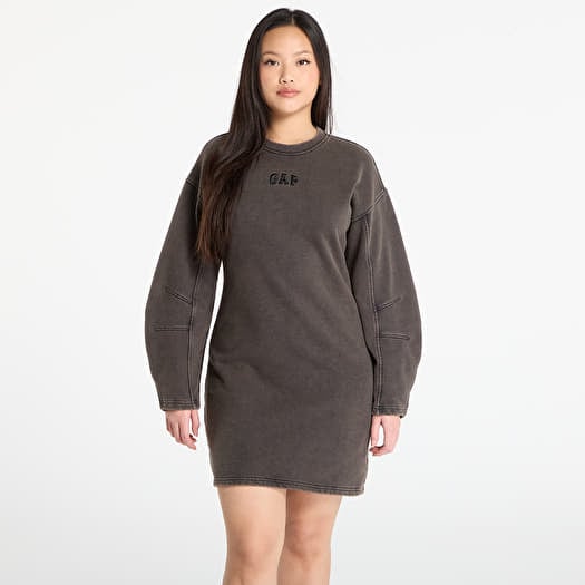 Φόρεμα GAP Heavyweight Sweatshirt Dress Black