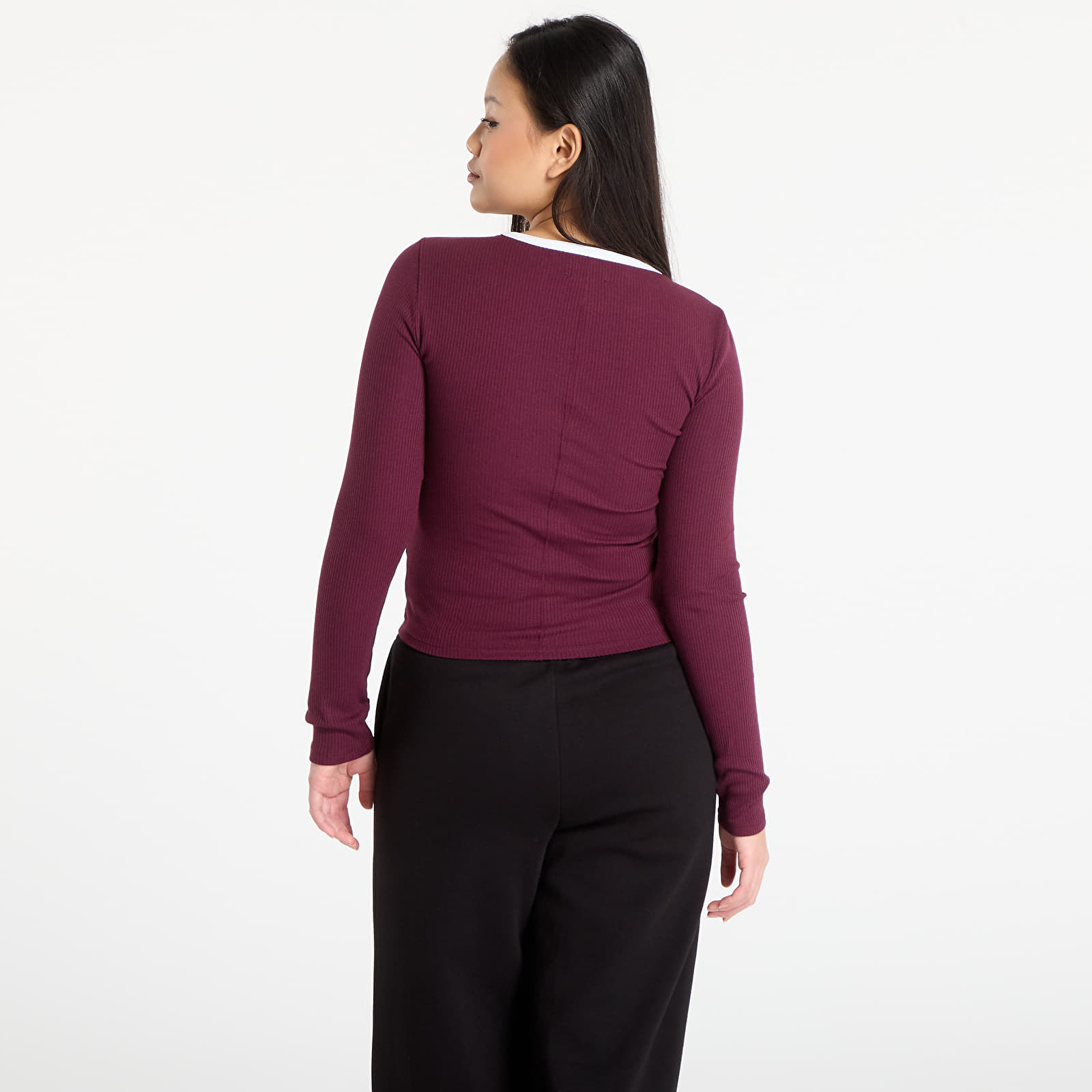 Футболки GAP Ribbed Logo T-Shirt Tuscan Red