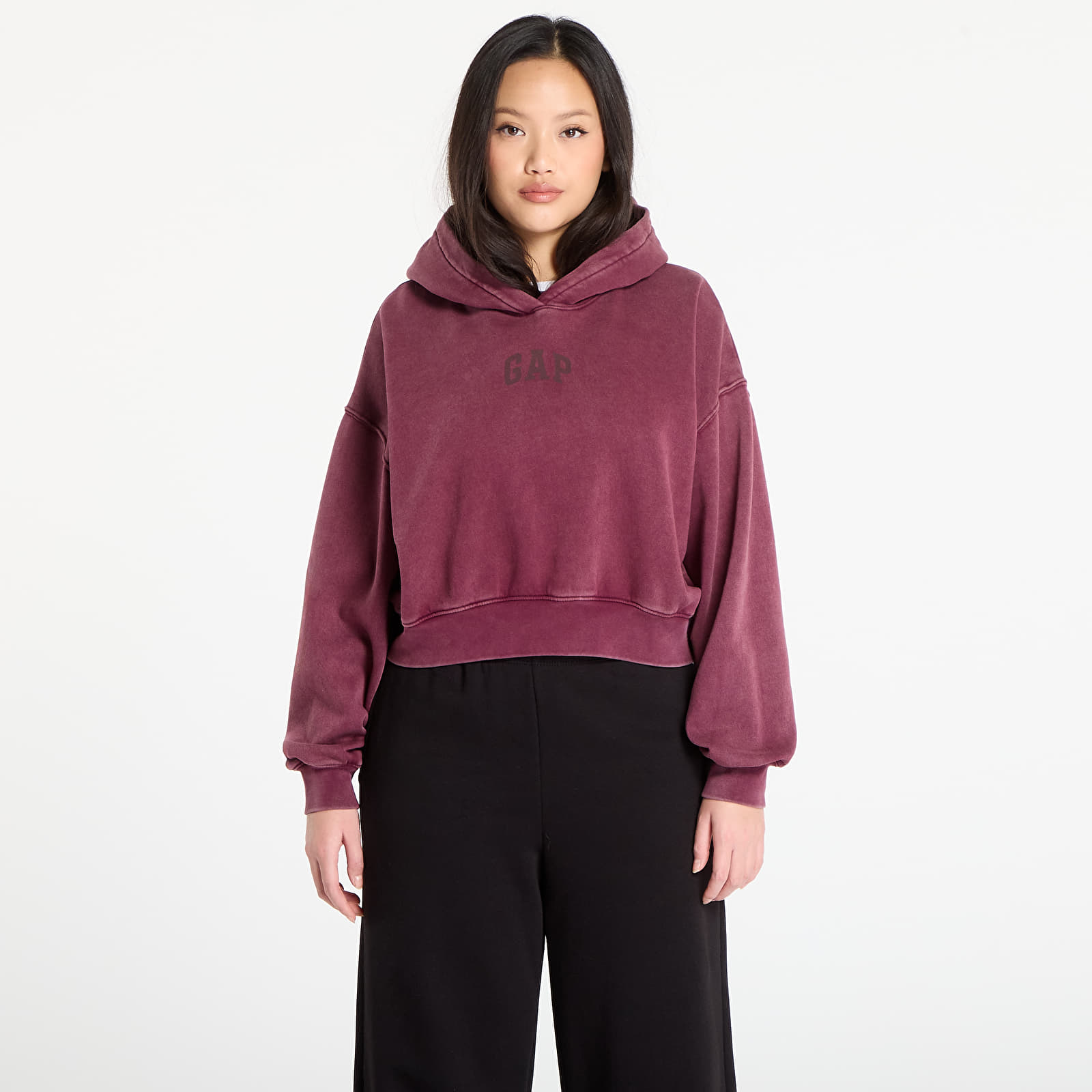 Hoodies och sweatshirts GAP Logo Pullover Hoodie Tuscan Red Wash