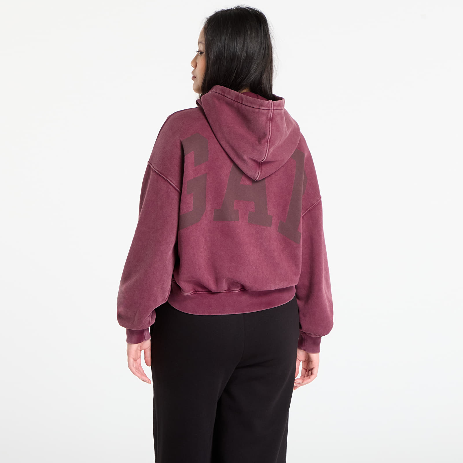 Hoodies och sweatshirts GAP Logo Pullover Hoodie Tuscan Red Wash