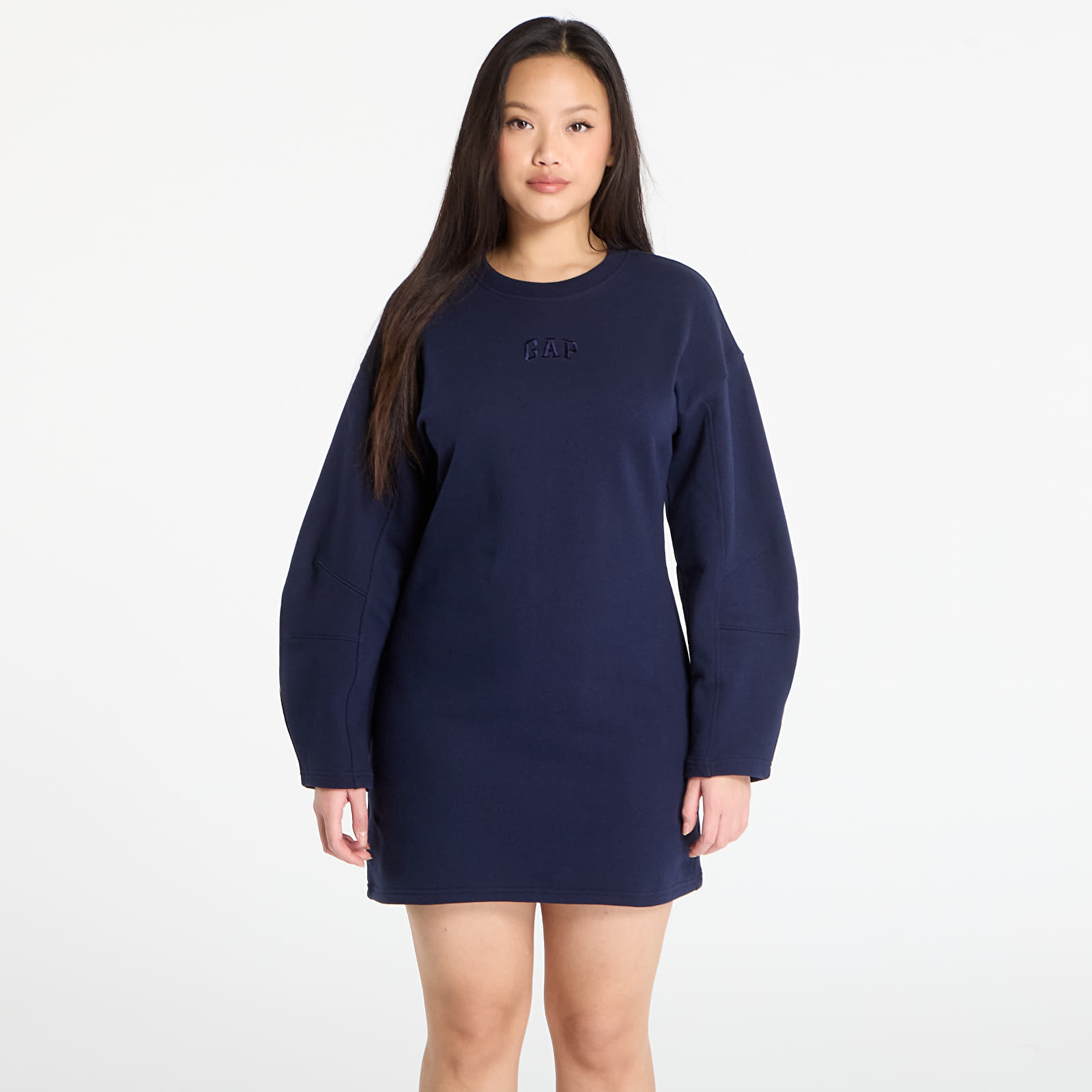 Rochii GAP Heavyweight Sweatshirt Dress Dark Blue