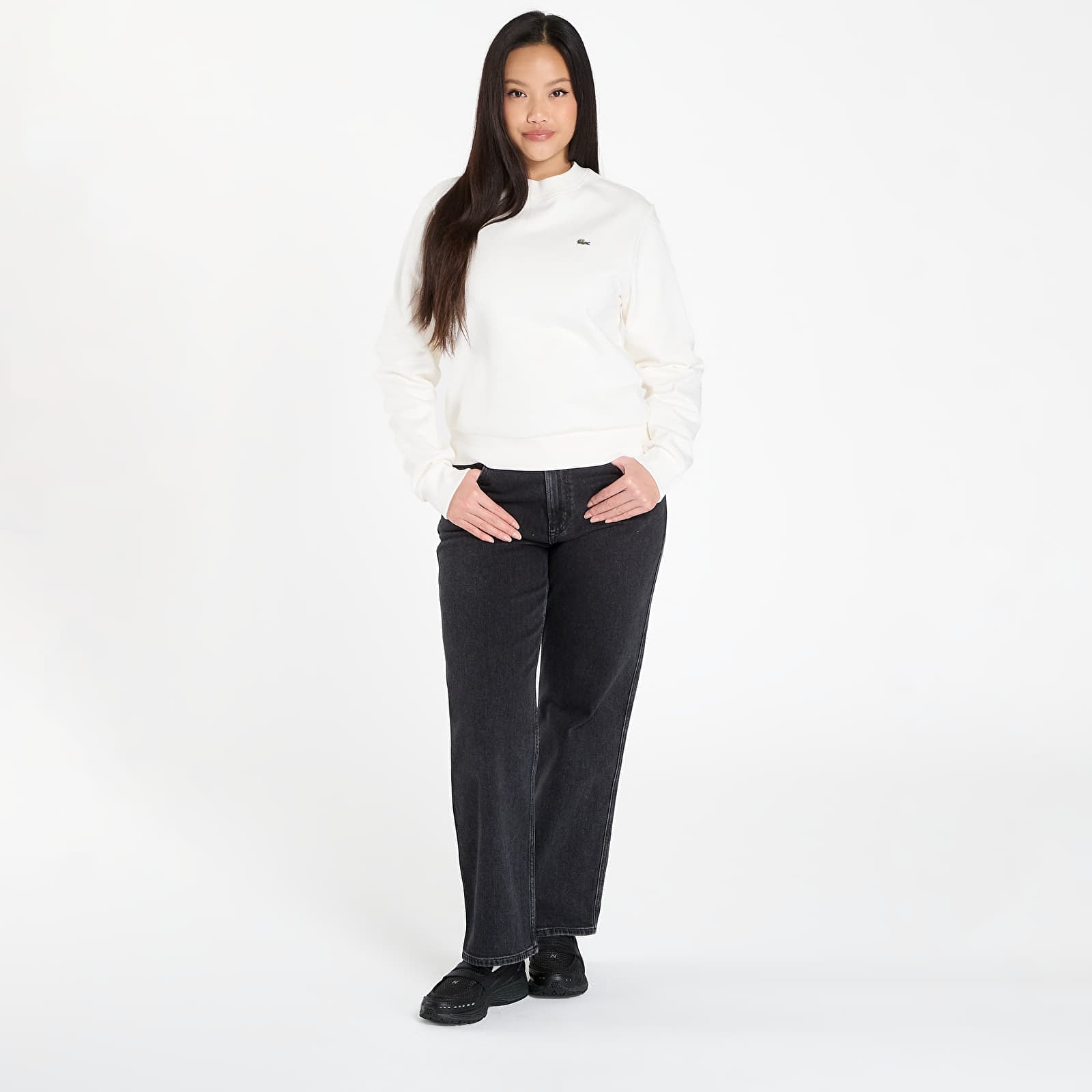 Bluzy LACOSTE Women's Sweatshirt Flour