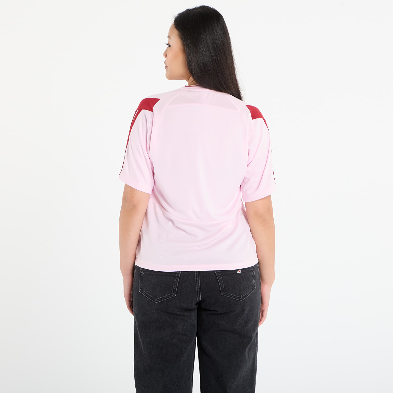Women's T-shirts adidas W Her Tee Clear Pink/ Actmar