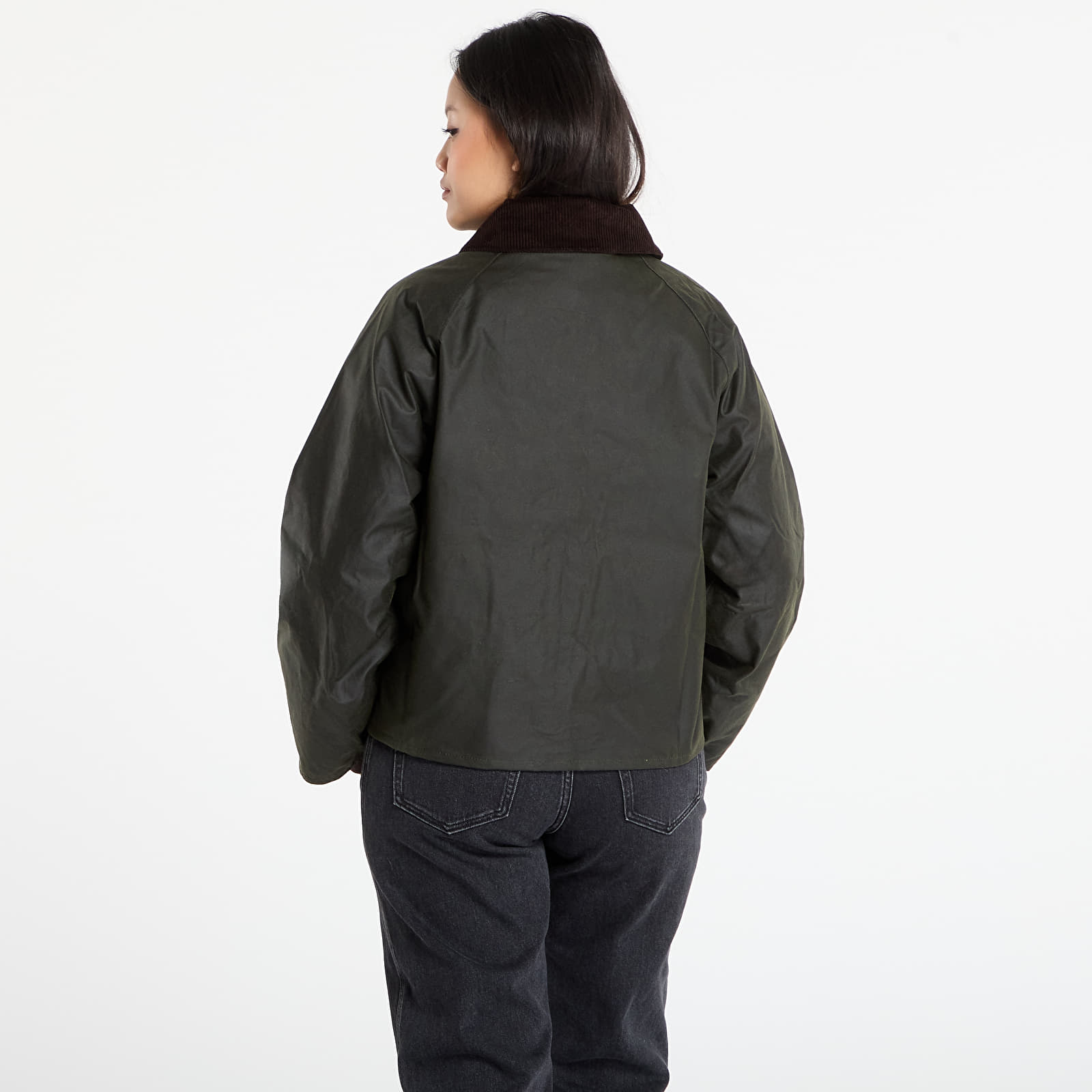 Kurtki Barbour Arlene Wax Jacket Green