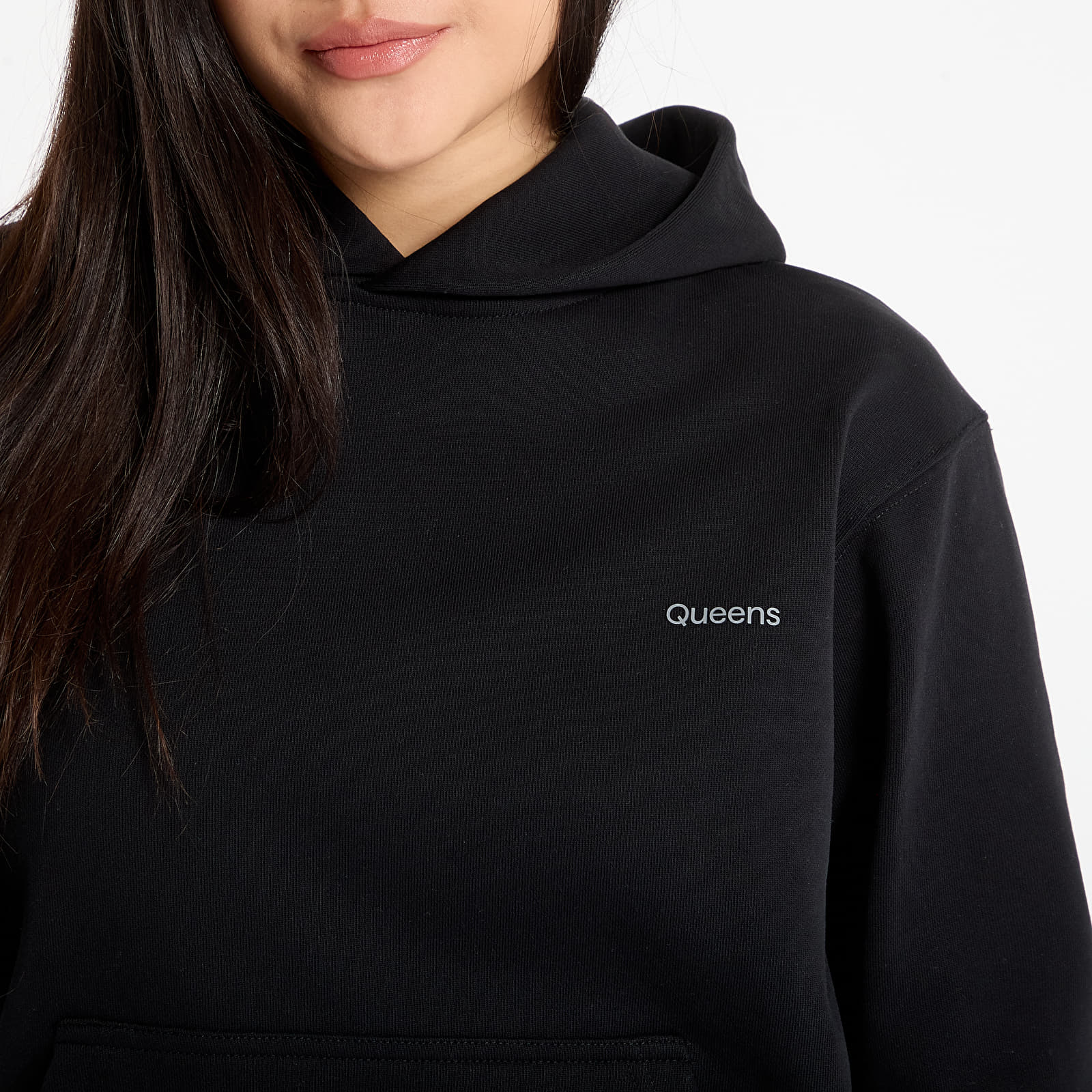 Felpe Queens Women's Sweats Essential Hoodie Black