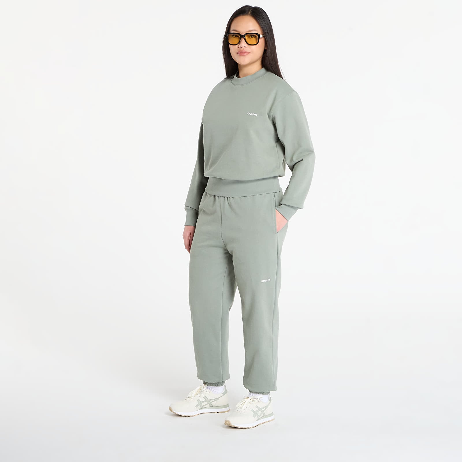 Dressid Queens Women's Sweats Essential Sweatpants Leaf