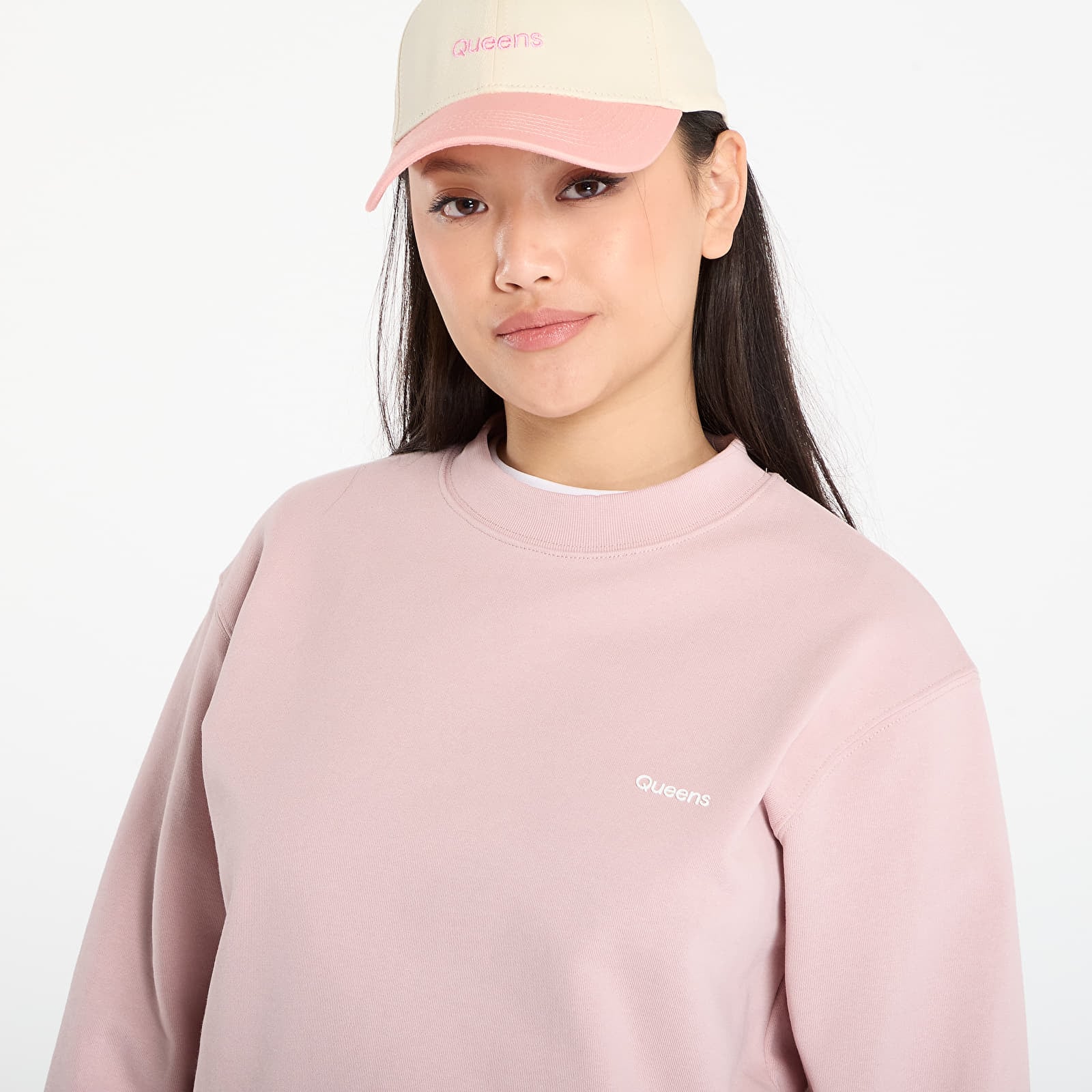 Φούτερ Queens Women's Sweats Essential Crewneck Dust Pink