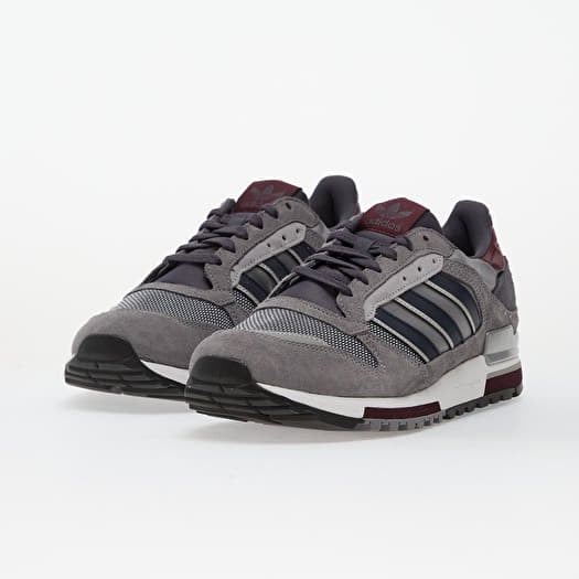 Lacek adidas Originals ZX 600 UNISEX - Trainers - grey/legend ink/maroon