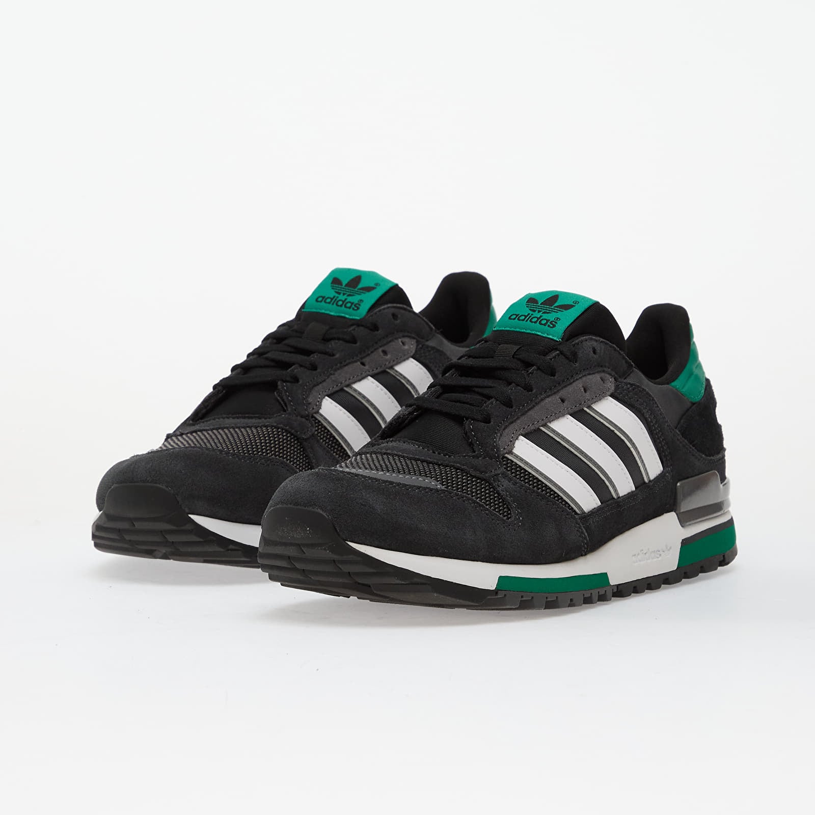Scarpe uomo adidas Zx 600 Carbon/ Ftwr White/ Bold Green