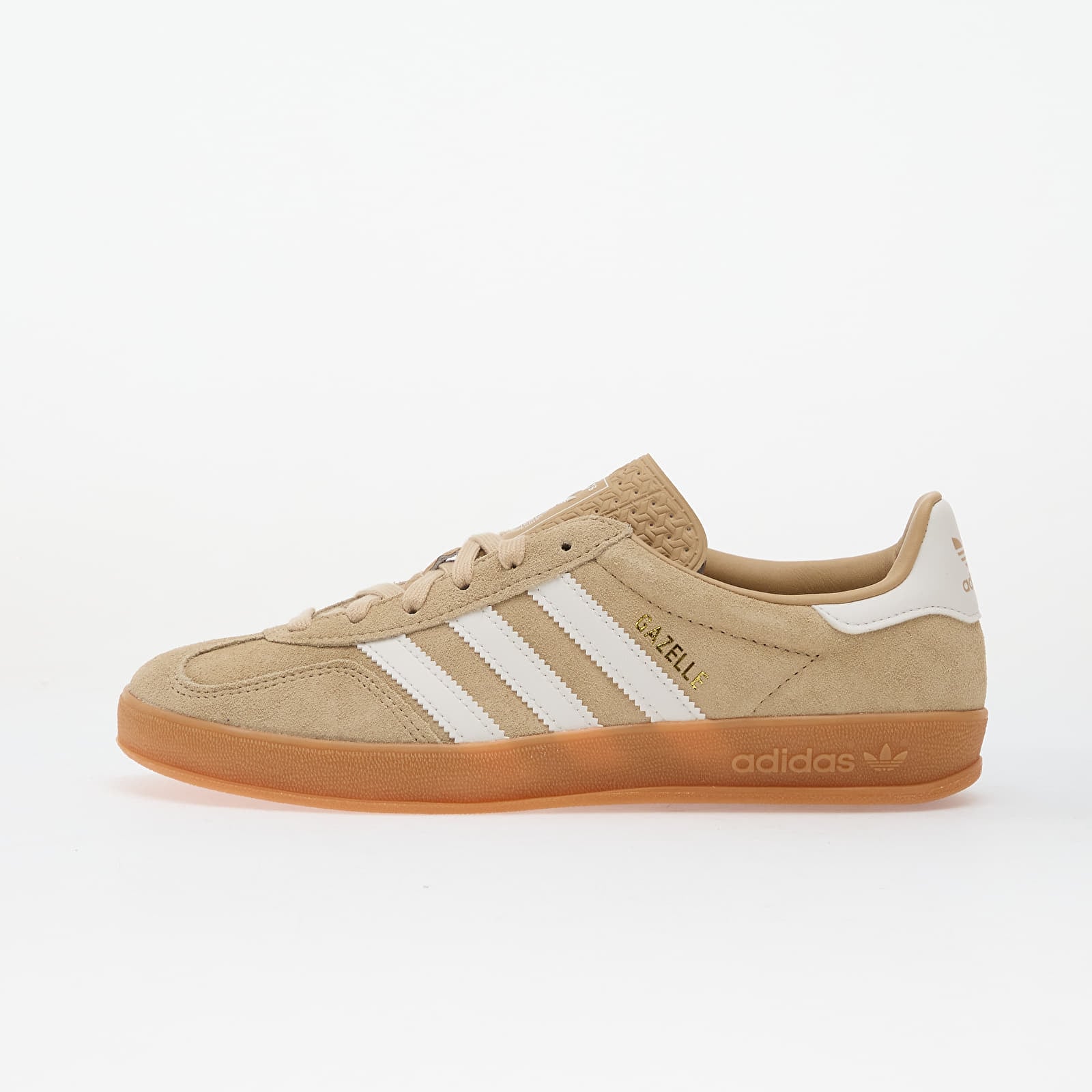 Turnschuhe und Schuhe für Männer adidas Gazelle Indoor Magic Beige/ Core White/ Gum 2