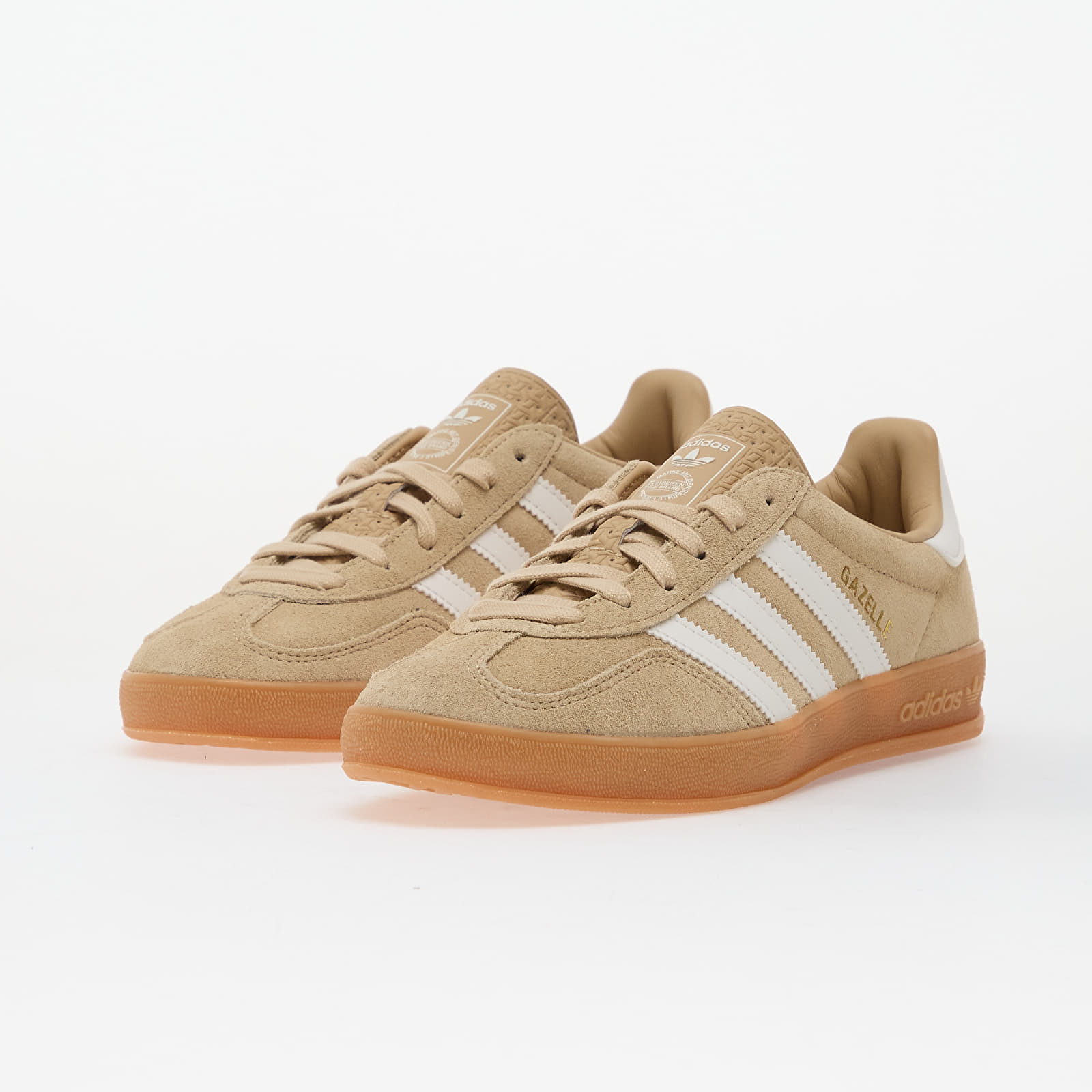Turnschuhe und Schuhe für Männer adidas Gazelle Indoor Magic Beige/ Core White/ Gum 2