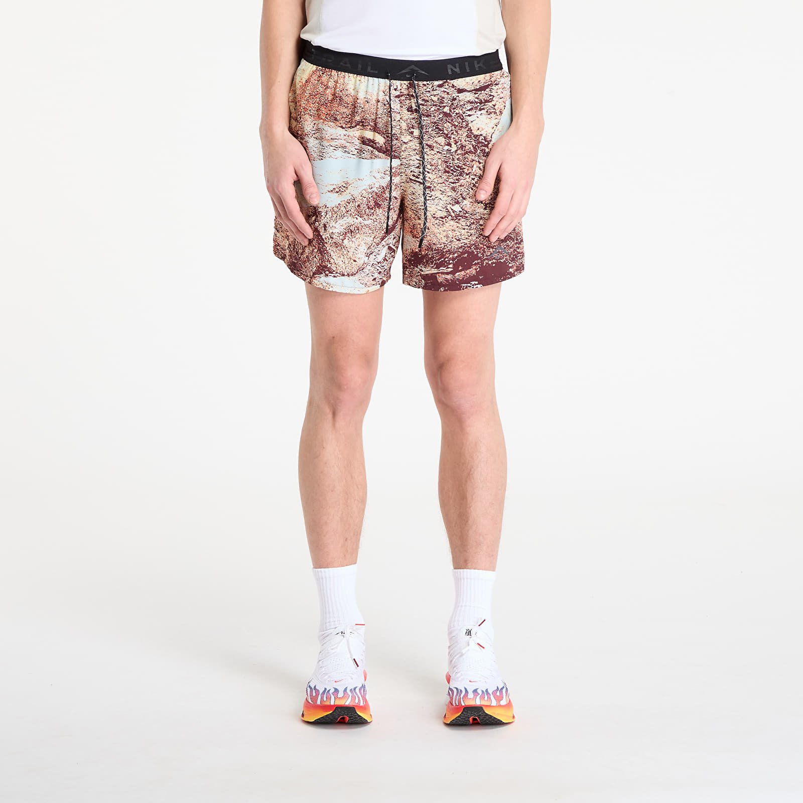 Shorts Nike Trail Men's Dri-FIT 6" Brief-Lined Running Shorts Sail/ Black/ Black