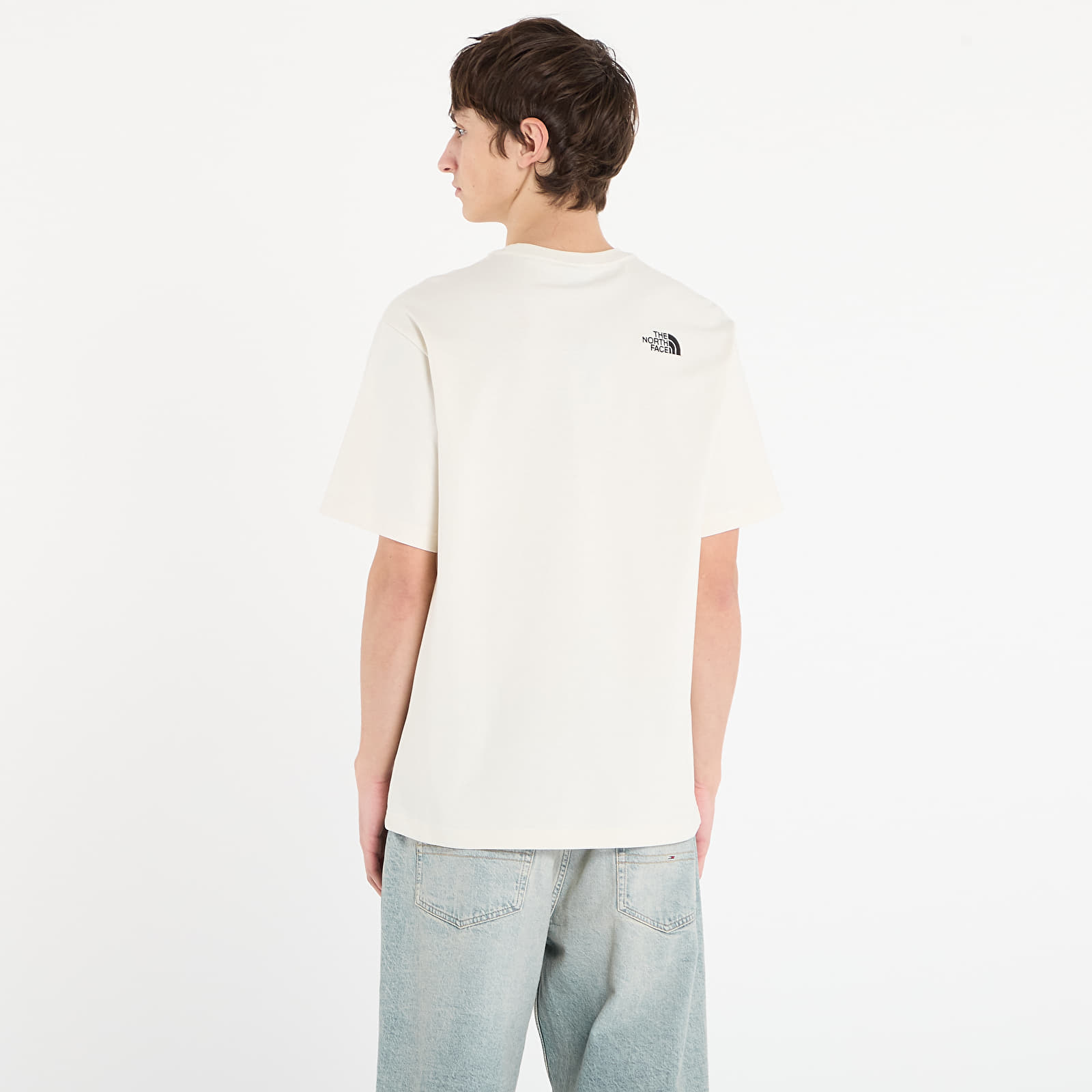 T-shirts til mænd The North Face S/S Icon Mountain Jckt Relaxed Tee UNISEX White Dune