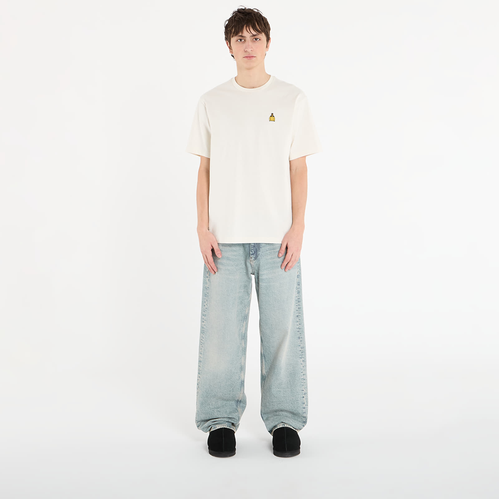 T-shirts til mænd The North Face S/S Icon Mountain Jckt Relaxed Tee UNISEX White Dune