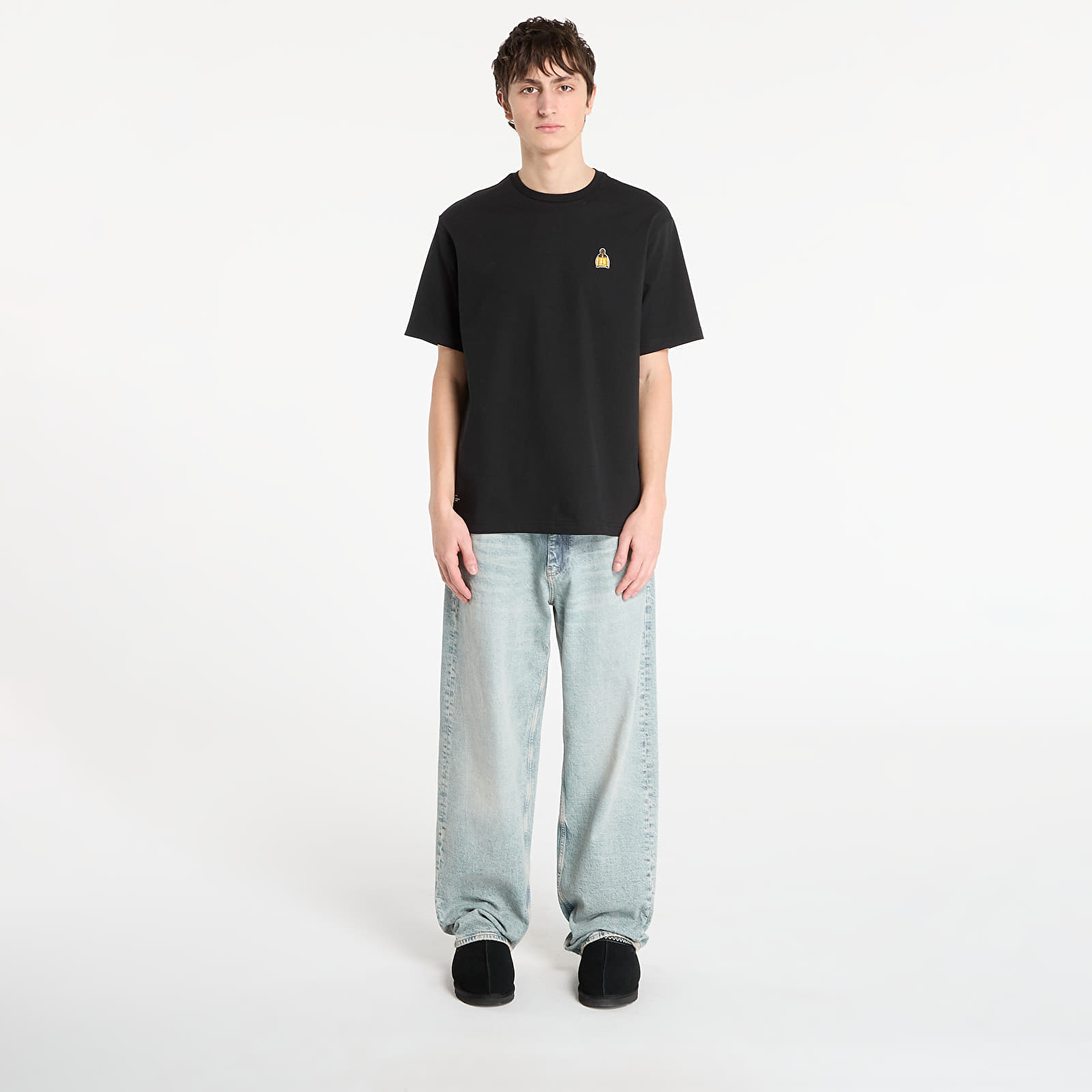 T-Shirts Männer The North Face S/S Icon Mountain Jckt Relaxed Tee UNISEX TNF Black