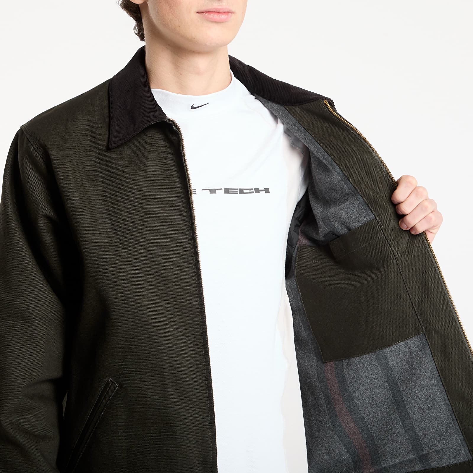 Herrenjacken Carhartt WIP Detroit Jacket UNISEX Olive/ Black