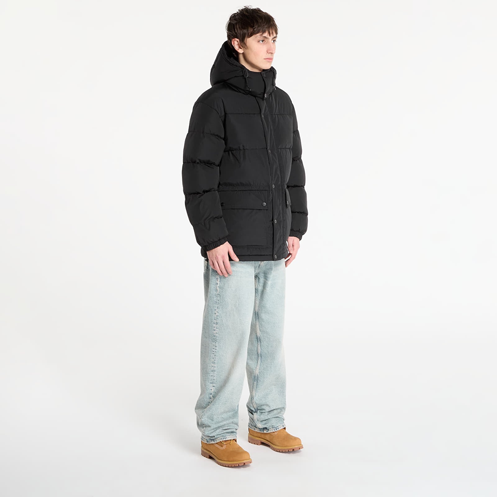 Pánské bundy Carhartt WIP Brent Jacket UNISEX Black