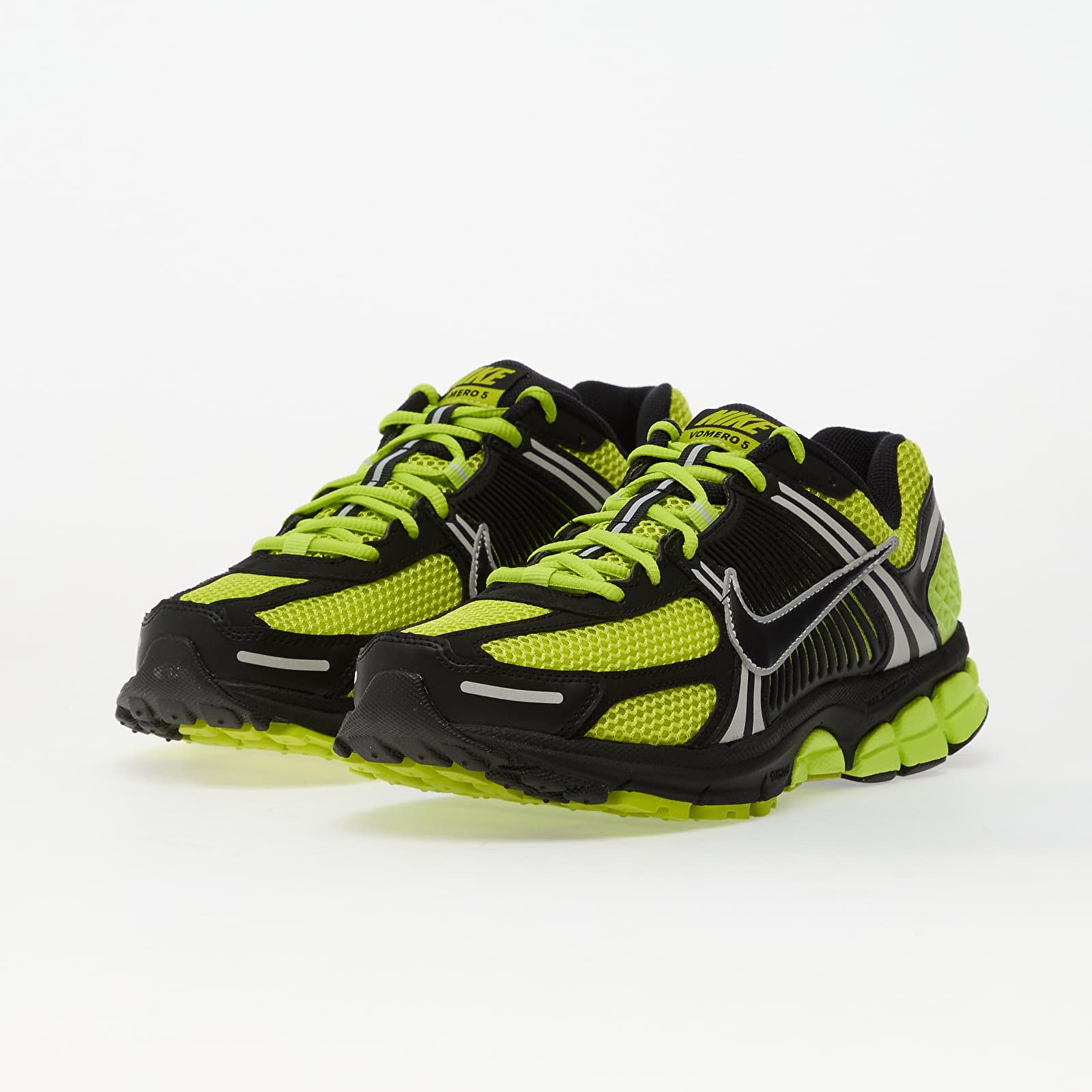 Dámské tenisky a boty Nike Zoom Vomero 5 Black/ Cyber-Mtlc Platinum-Bright Cactus