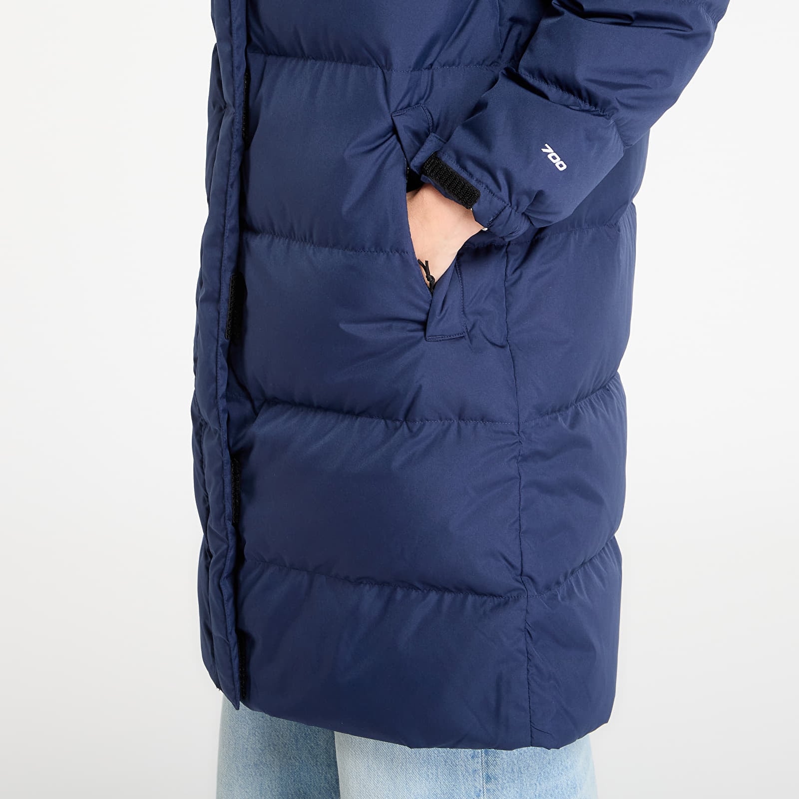 Dámske bundy The North Face Nuptse Parka Summit Navy/ TNF Black