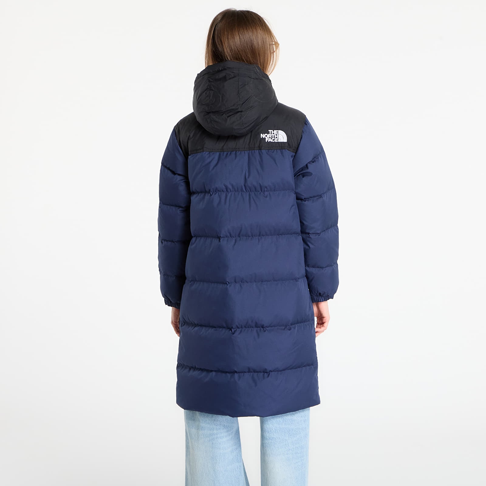 Dámske bundy The North Face Nuptse Parka Summit Navy/ TNF Black
