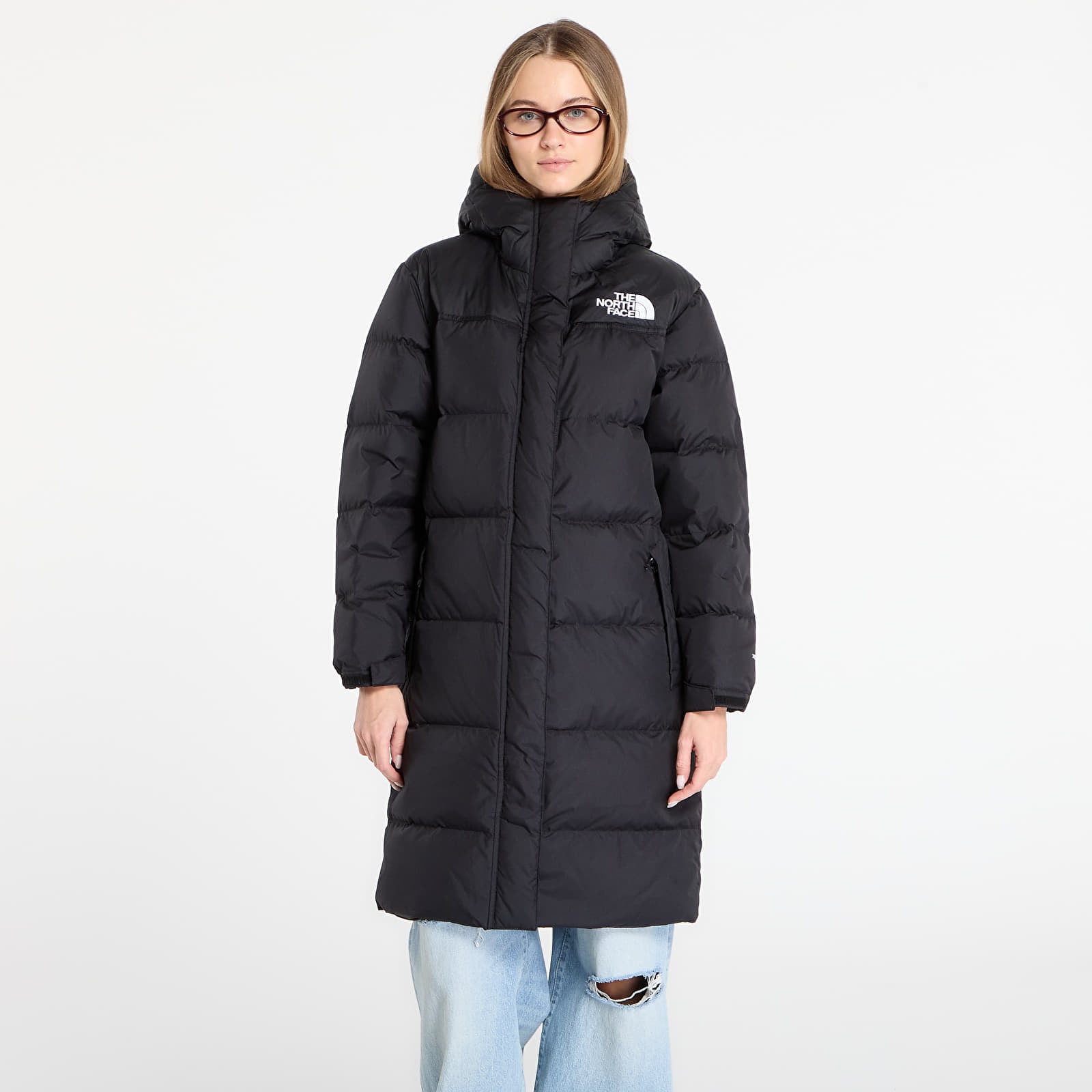 Dámske bundy The North Face Nuptse Parka TNF Black/ NPF/ Recycled Down