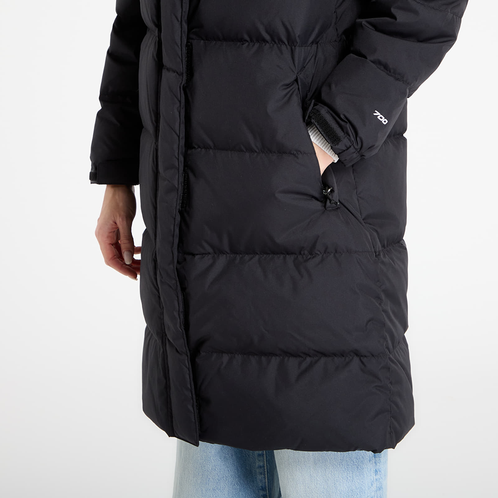 Dámske bundy The North Face Nuptse Parka TNF Black/ NPF/ Recycled Down