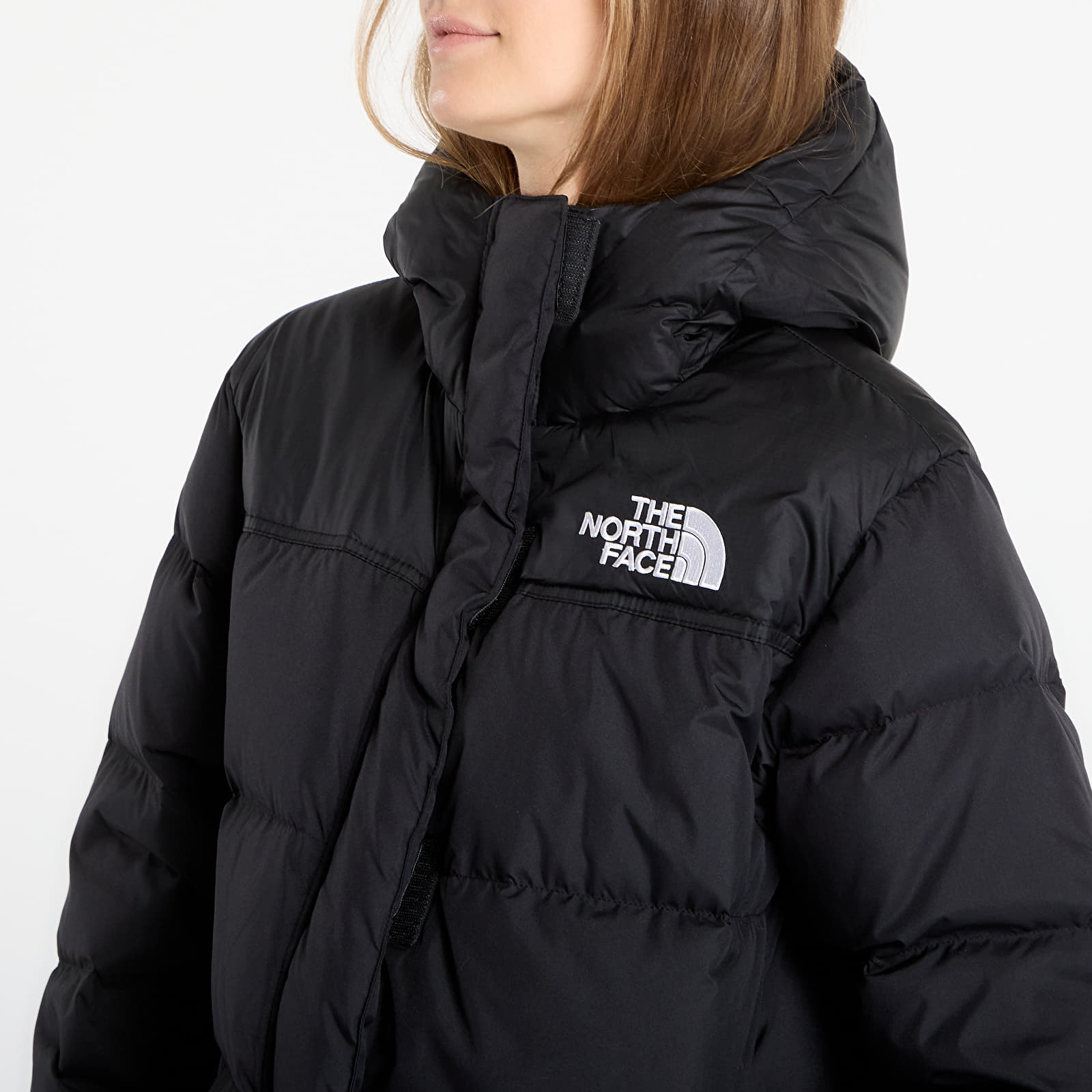 Dámske bundy The North Face Nuptse Parka TNF Black/ NPF/ Recycled Down