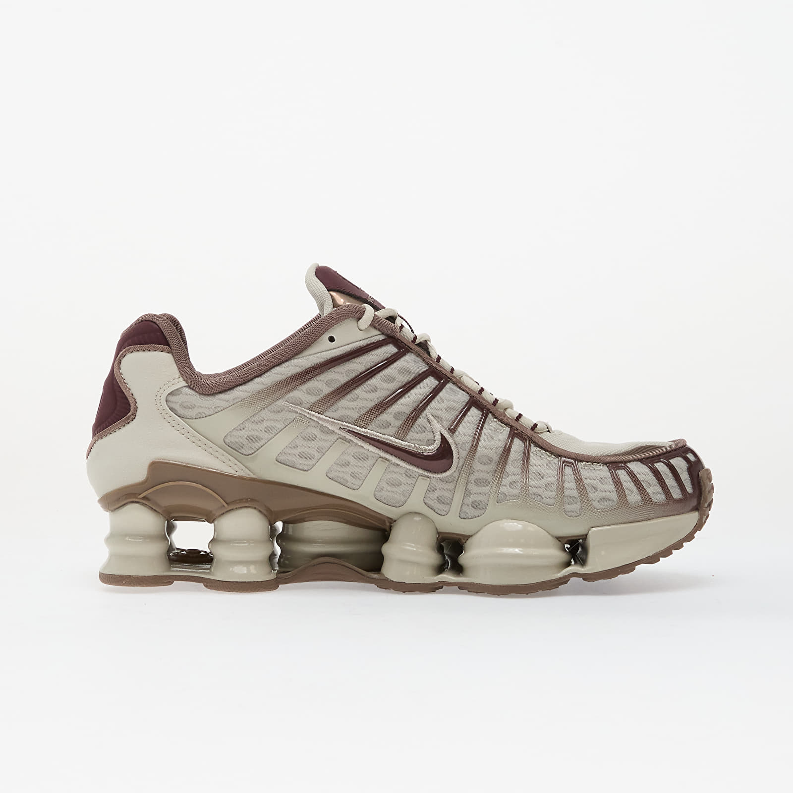 Női cipők Nike W Shox Tl Light Bone/ Burgundy Crush-Mink Brown