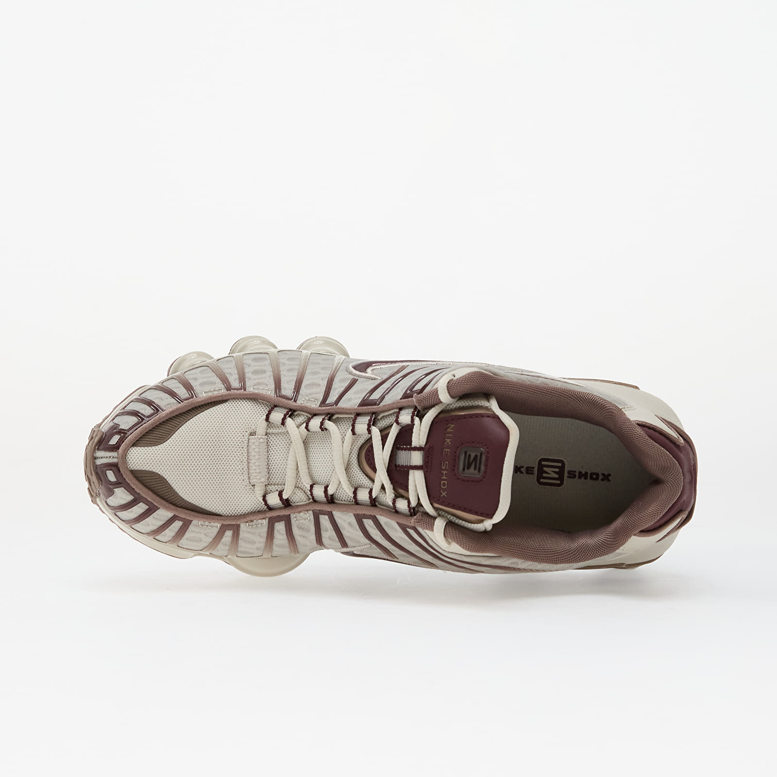 Női cipők Nike W Shox Tl Light Bone/ Burgundy Crush-Mink Brown