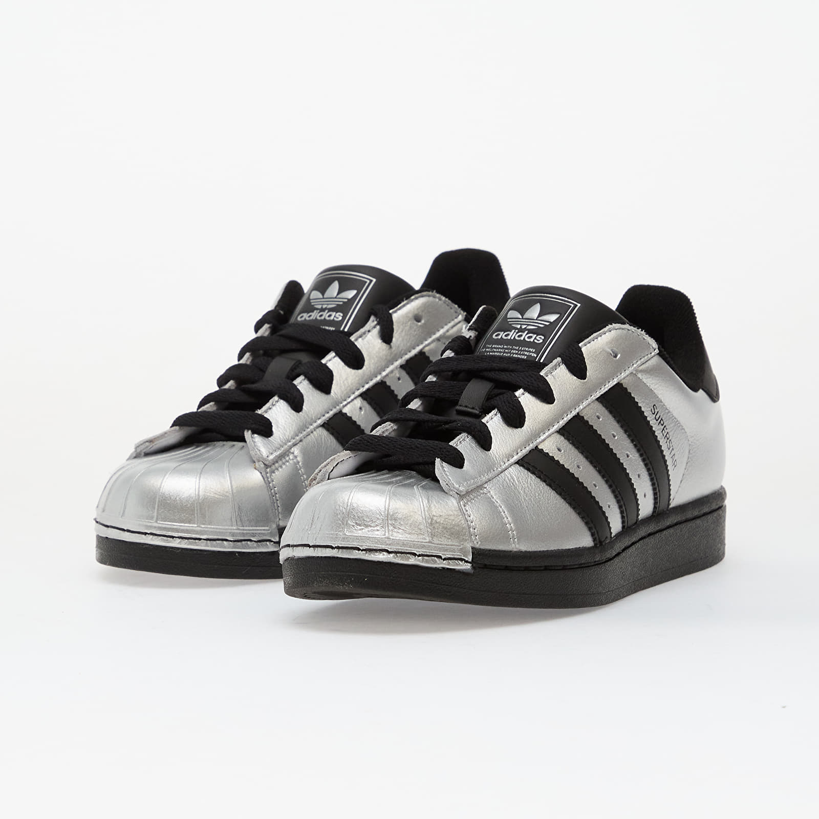 Women's sneakers and shoes adidas Superstar II Silver Met./ Core Black/ Core Black