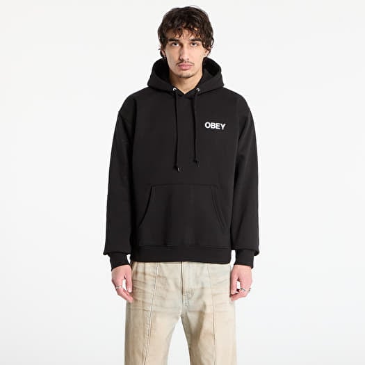 OBEY Doberman Pullover Hood Black