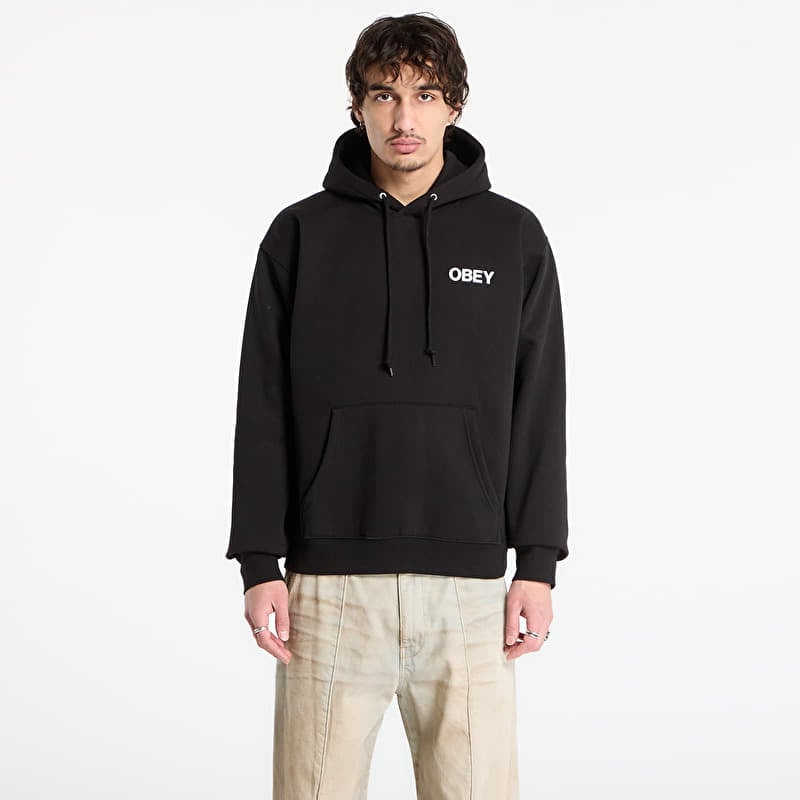 OBEY Doberman Pullover Hood Black