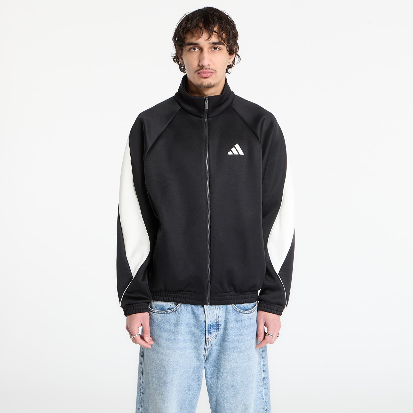 Sweatshirt adidas M Stadium Tt Black/ Off White M