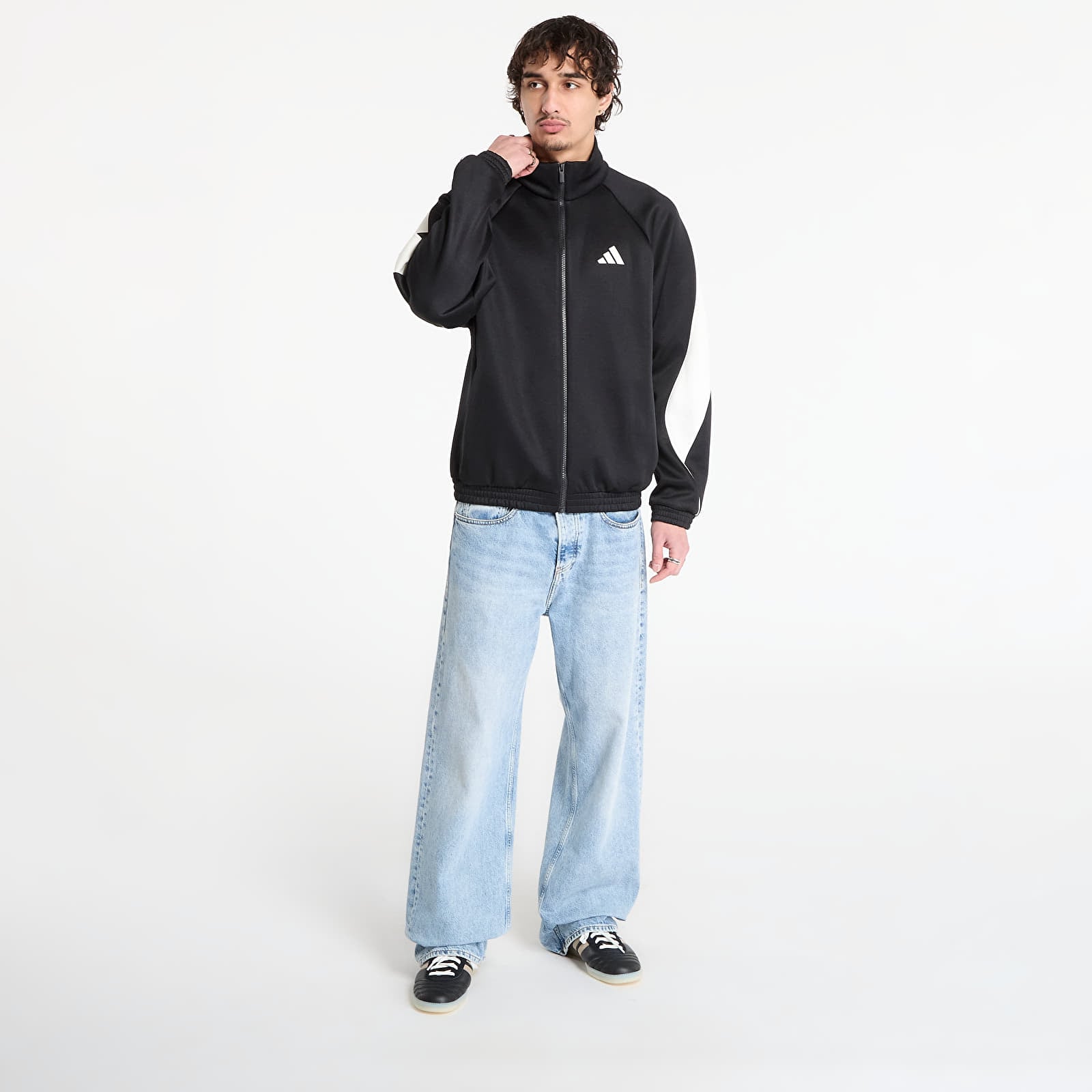 Hanorace adidas M Stadium Tt Black/ Off White