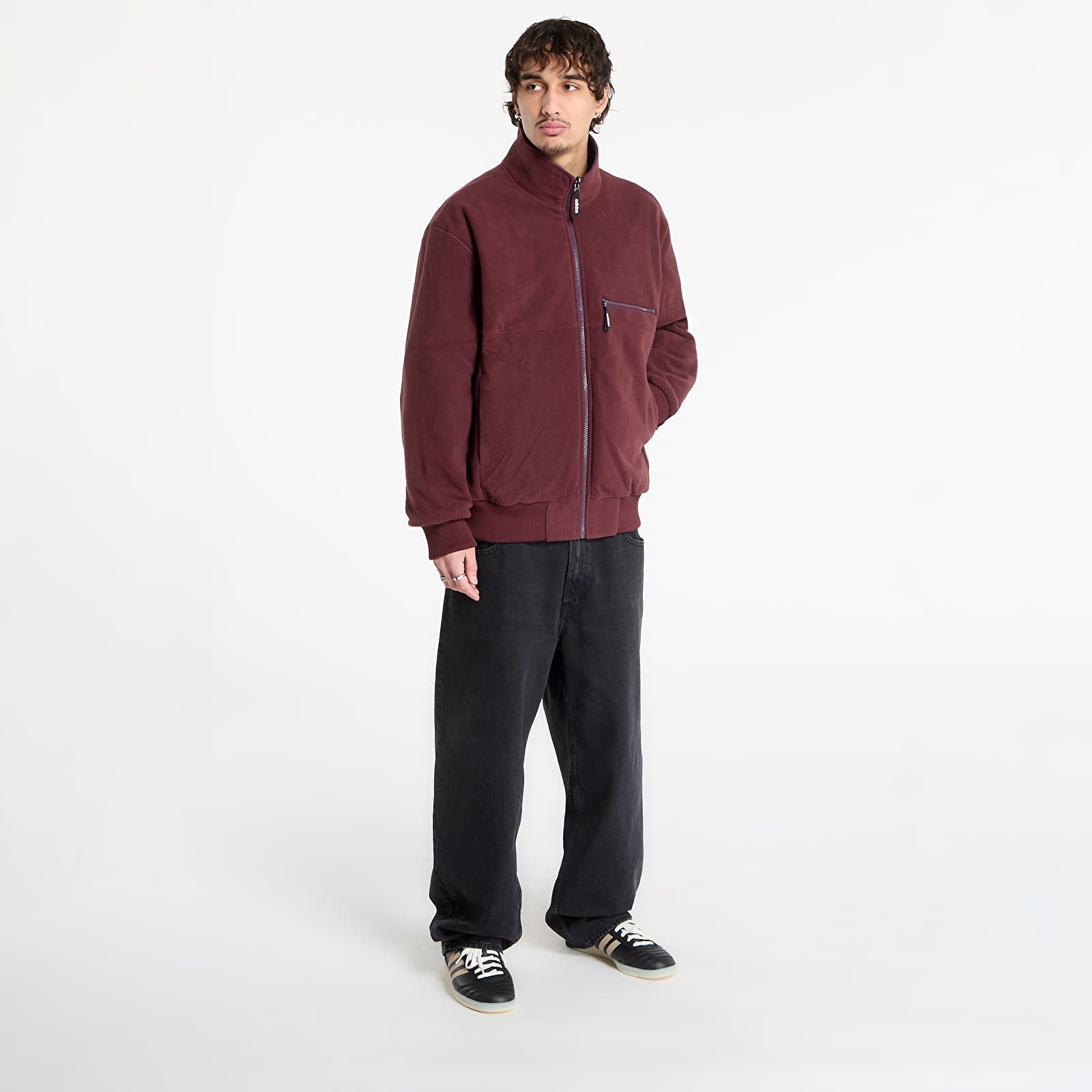 Bundy adidas Firebird Jacket Aura Plum/ Aura Ruby