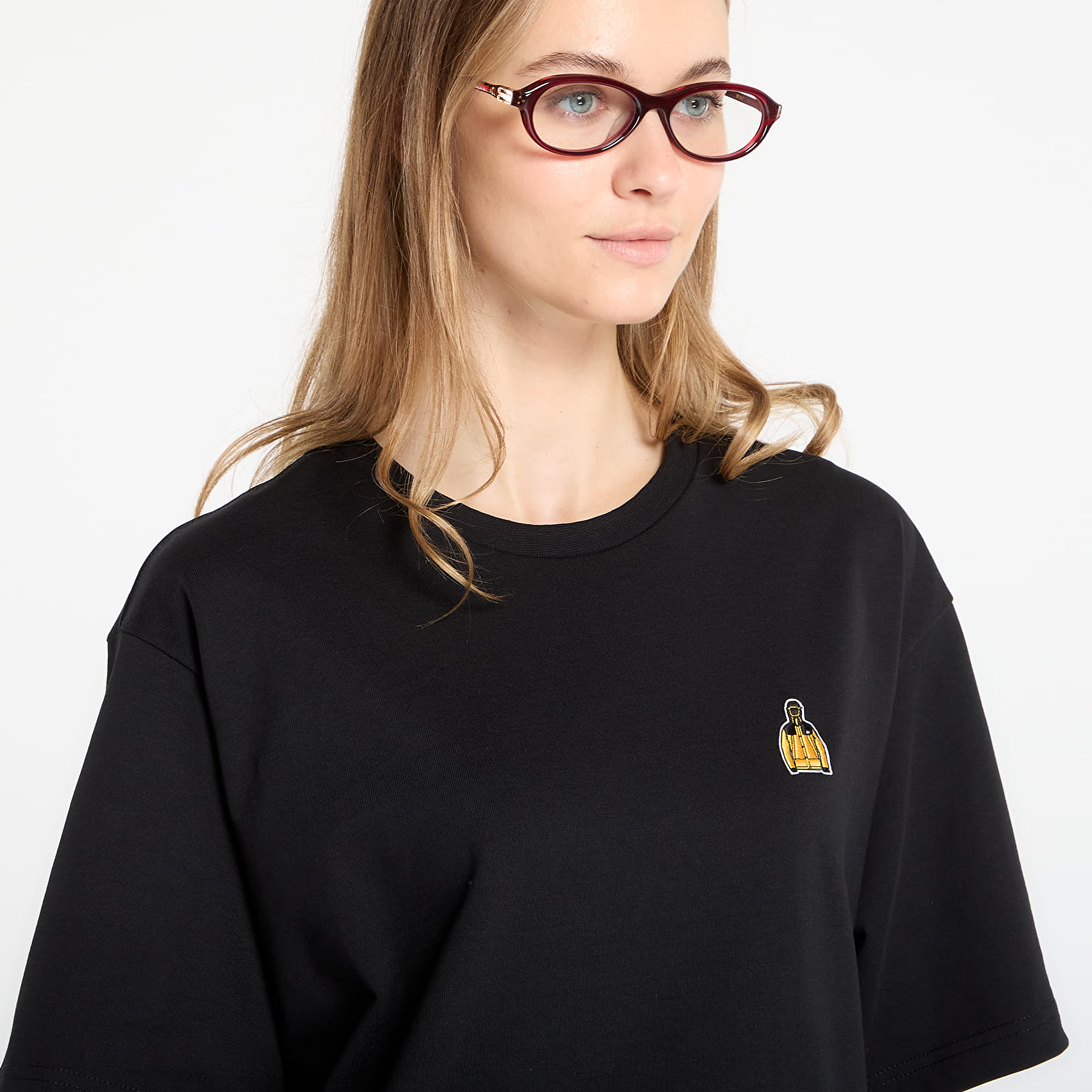 T-shirts för män The North Face S/S Icon Mountain Jckt Relaxed Tee UNISEX TNF Black