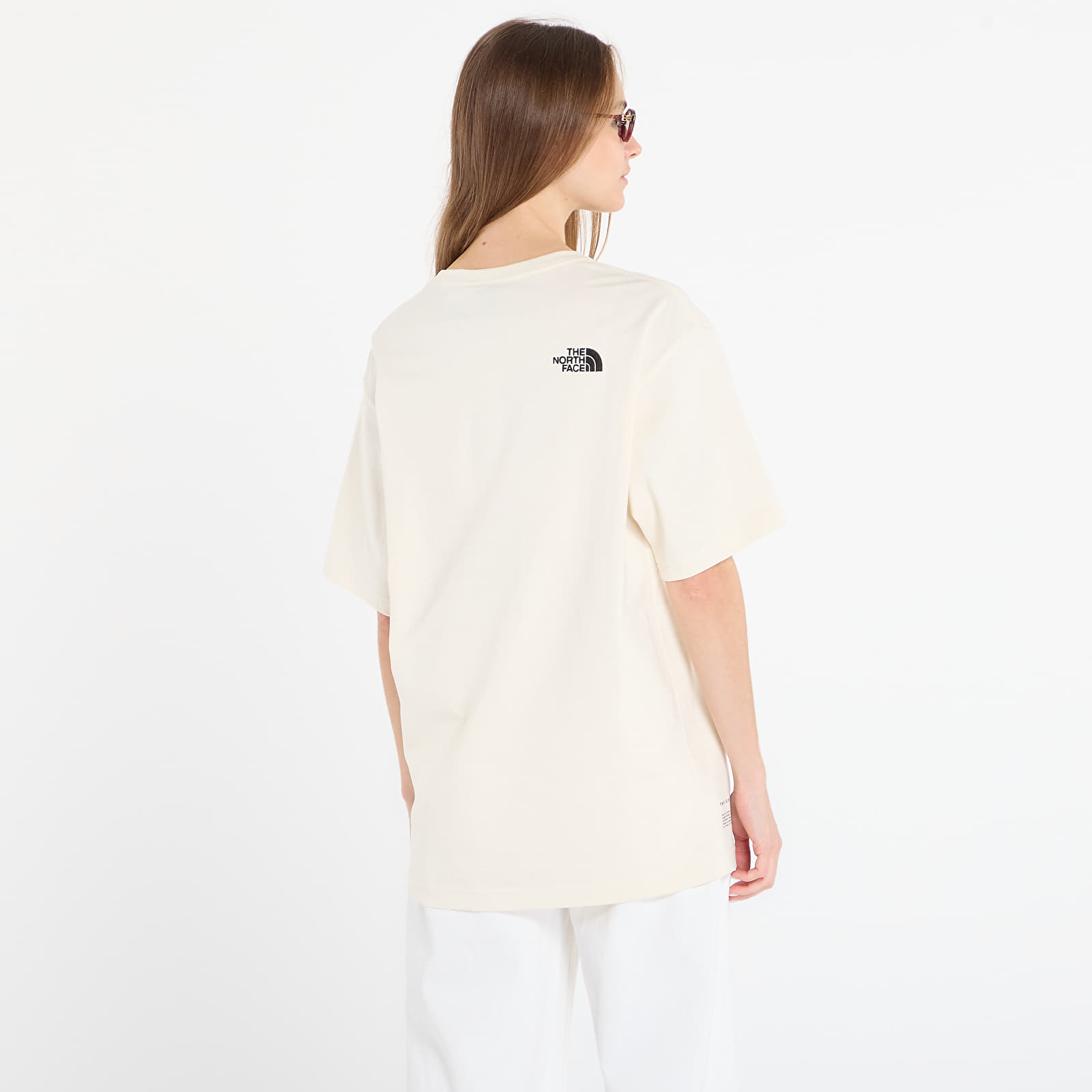Ανδρικά μπλουζάκια The North Face S/S Icon Mountain Jckt Relaxed Tee UNISEX White Dune