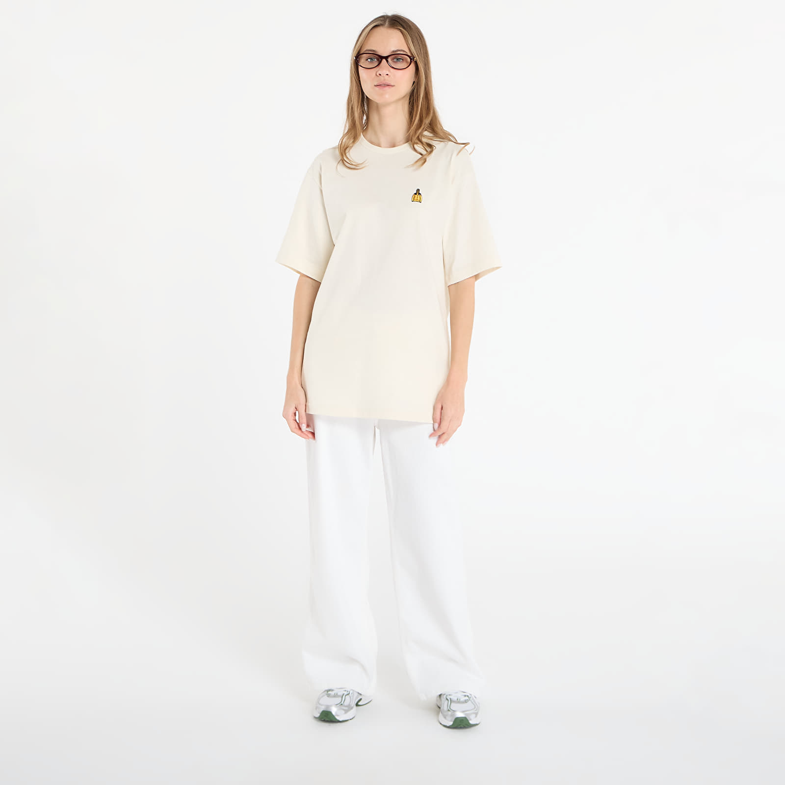 Ανδρικά μπλουζάκια The North Face S/S Icon Mountain Jckt Relaxed Tee UNISEX White Dune