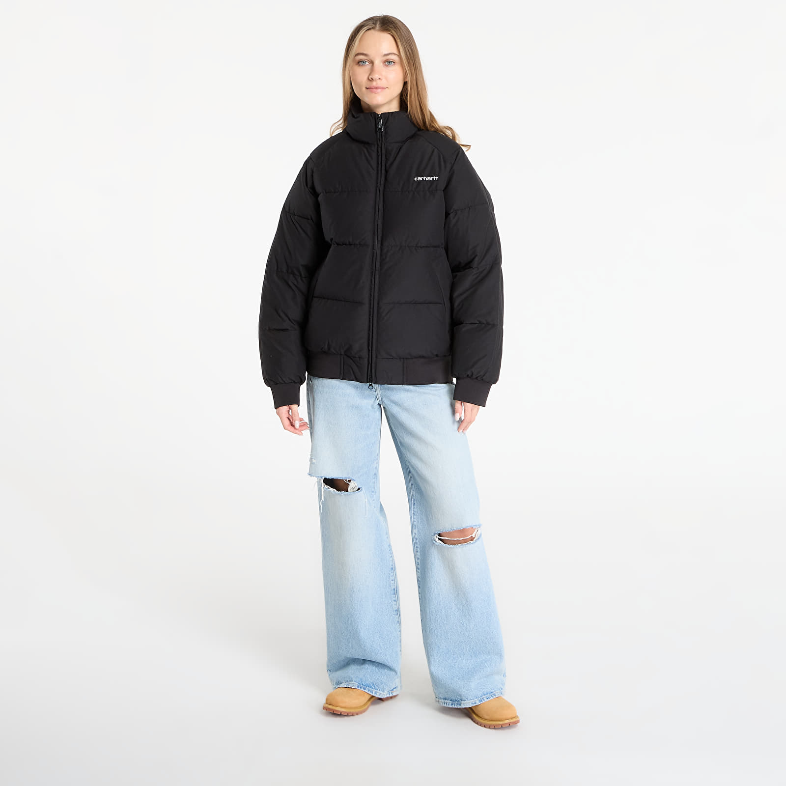 Men's jackets Carhartt WIP Nebraska Jacket UNISEX Black/ White