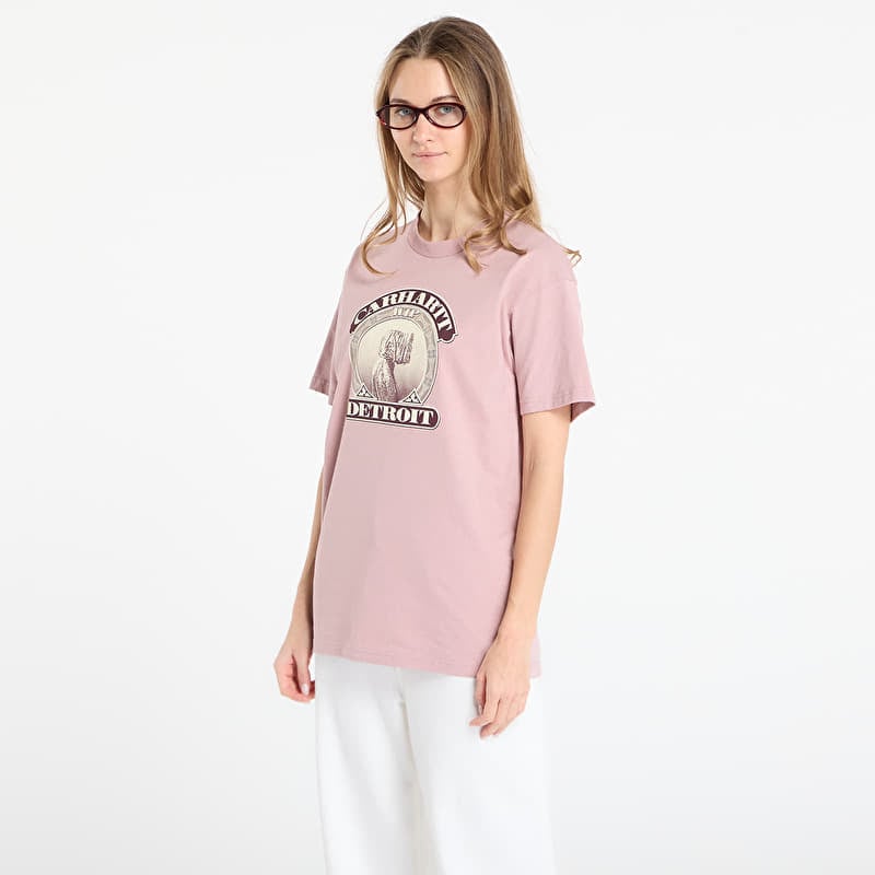 T-shirt Carhartt WIP S/S Cold World T-Shirt UNISEX Glassy Pink