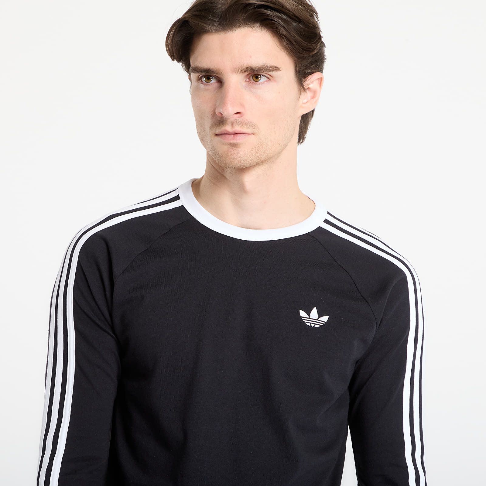 Tričká adidas 3S Ls Tee Black