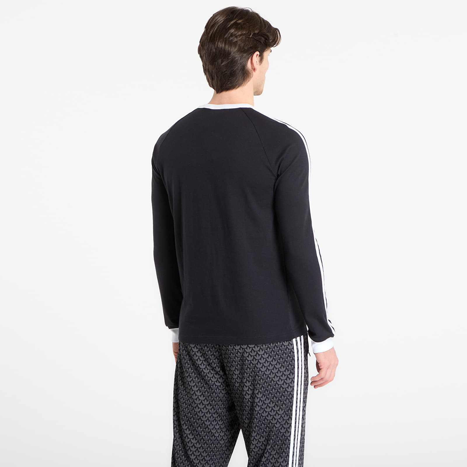 Tričká adidas 3S Ls Tee Black