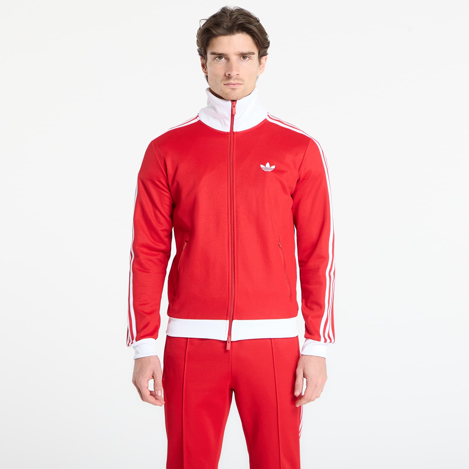Суитшърт adidas Classic Track Top Better Scarlet M