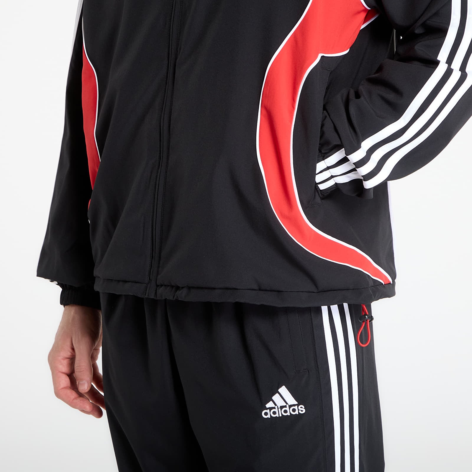 Giacche adidas Teamgeist Tt Black/ Better Scarlet