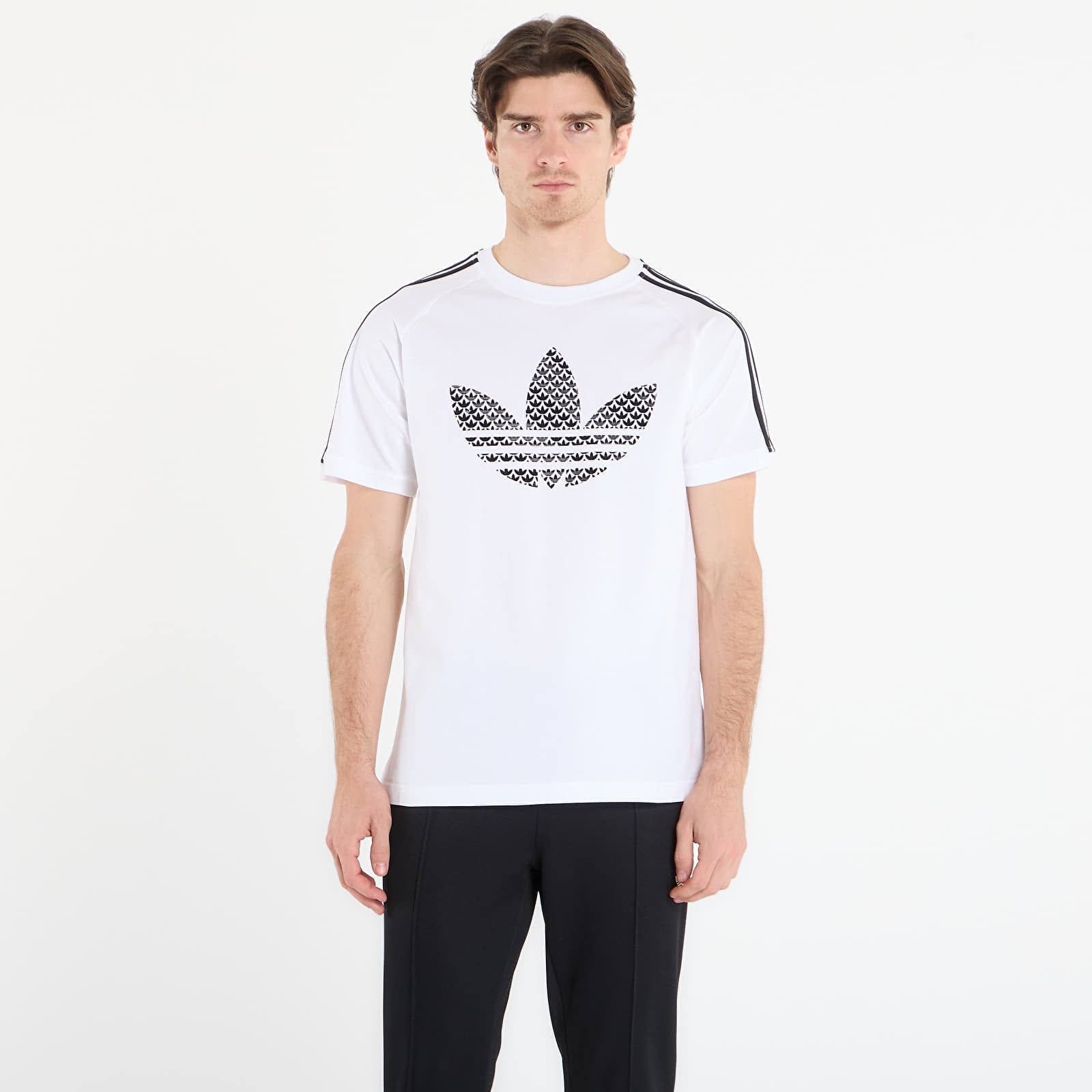 Μπλούζες adidas Monogram Infill 3S T-Shirt White