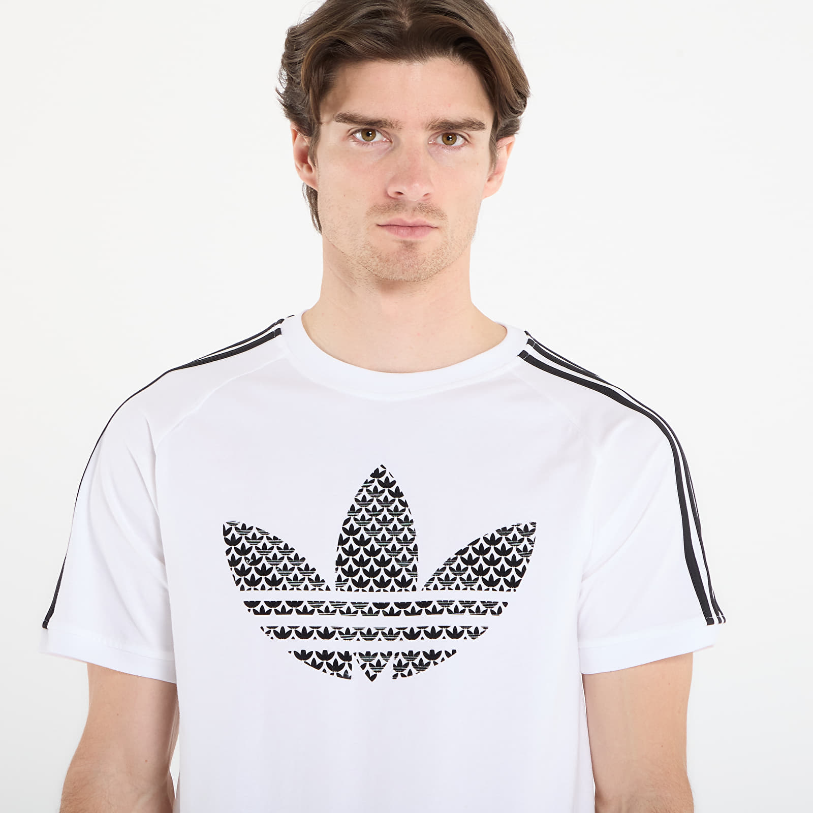 Μπλούζες adidas Monogram Infill 3S T-Shirt White