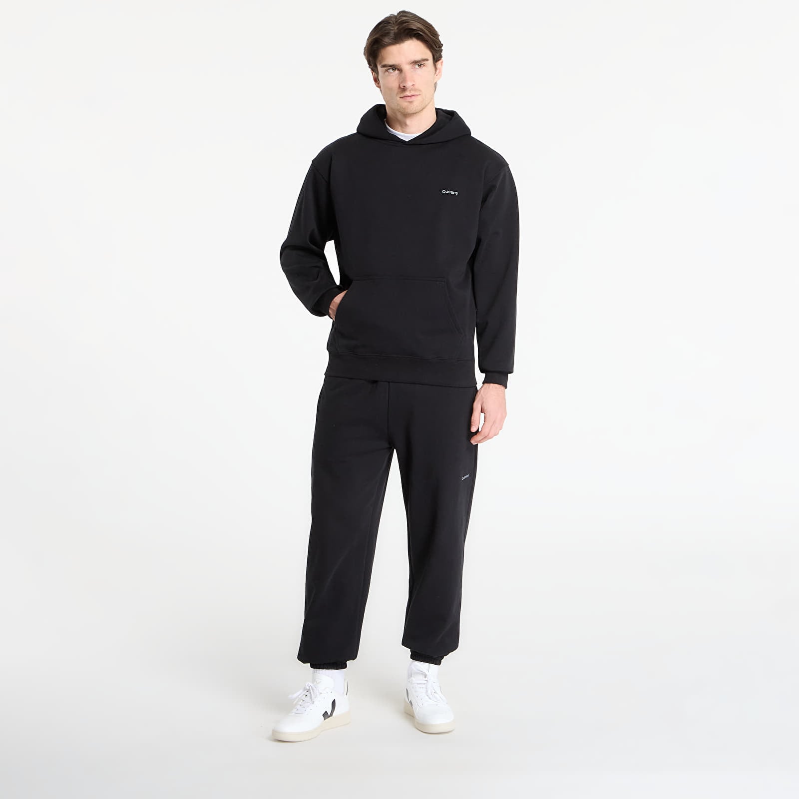 Φούτερ Queens Men's Sweats Essential Hoodie Black